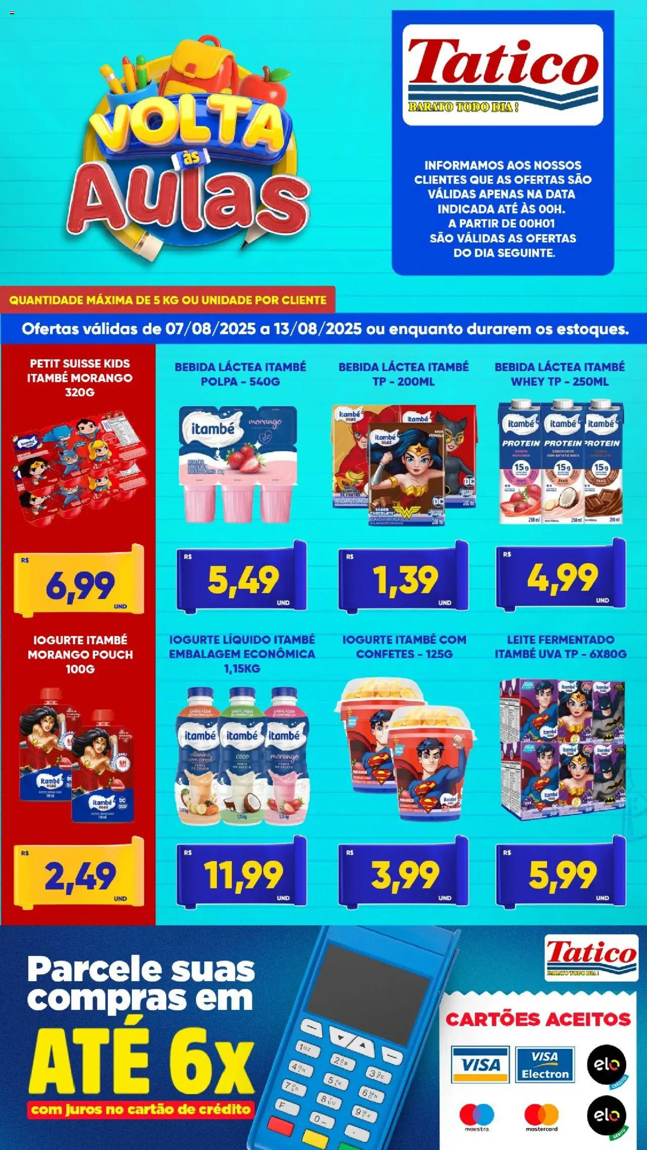 Tatico Folheto - válido de 11.08.2025 | Página: 8 | Produtos: Coco, Leite, Iogurte, Cálcio