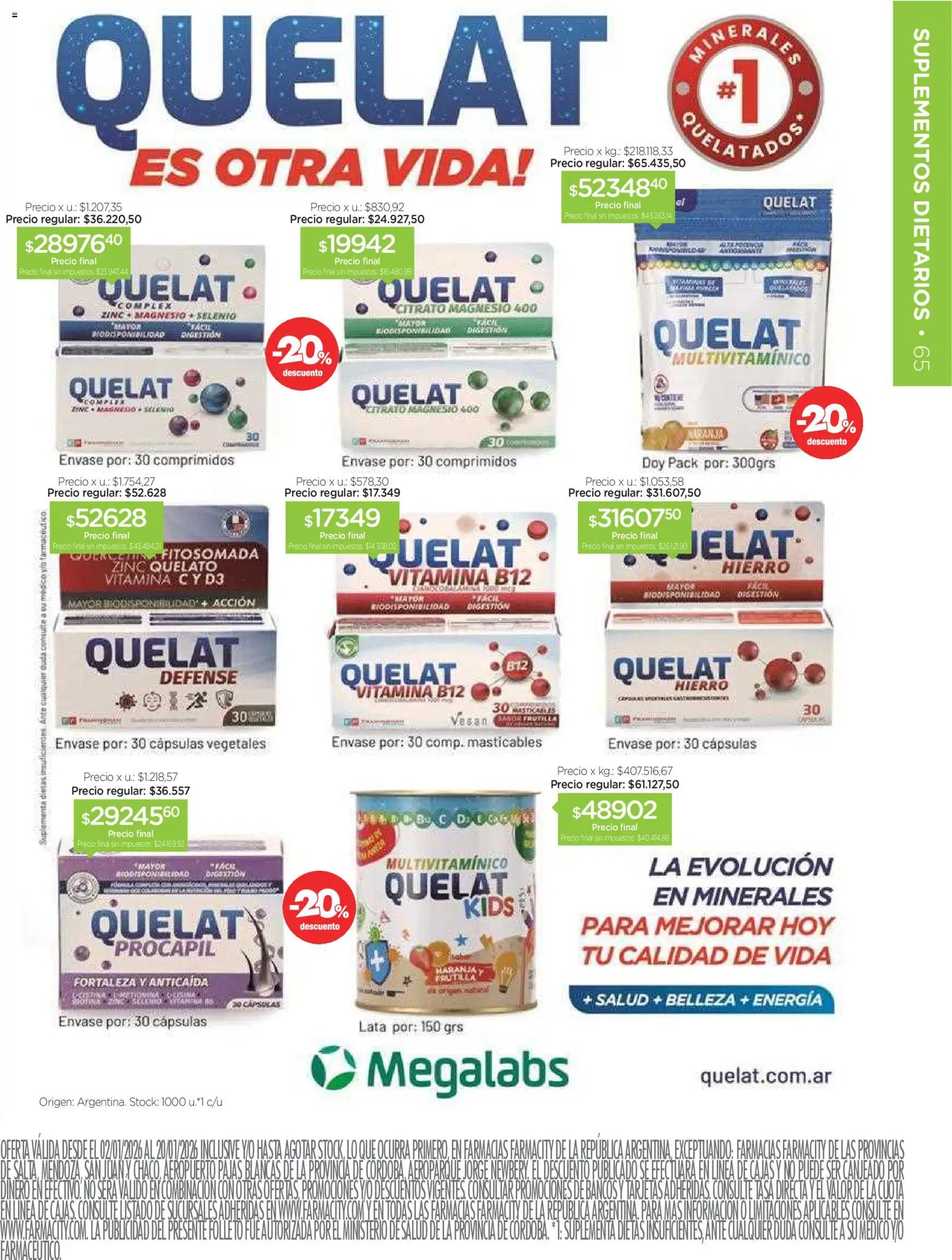 Farmacity catálogo │ válido desde el 02.01.2026 | Página: 65 | Productos: Frutilla