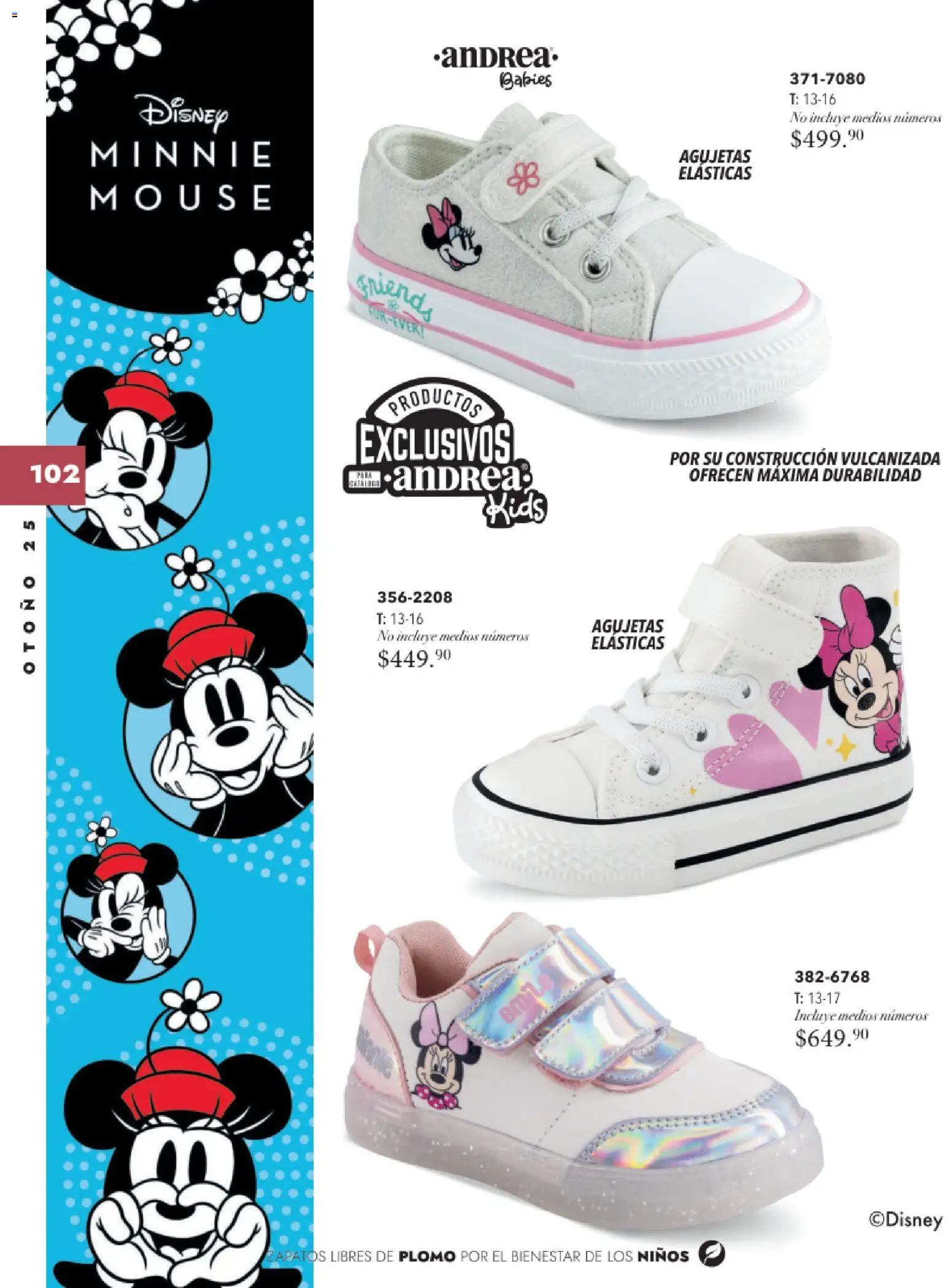 Nuevas ofertas de Andrea válidas en toda la República Mexicana desde el 26.11.2025. ¡Encuentra las mejores ofertas en Andrea catálogo Infantil Baby otoño 2025! | Página: 14 | Productos: Zapatos, Mouse