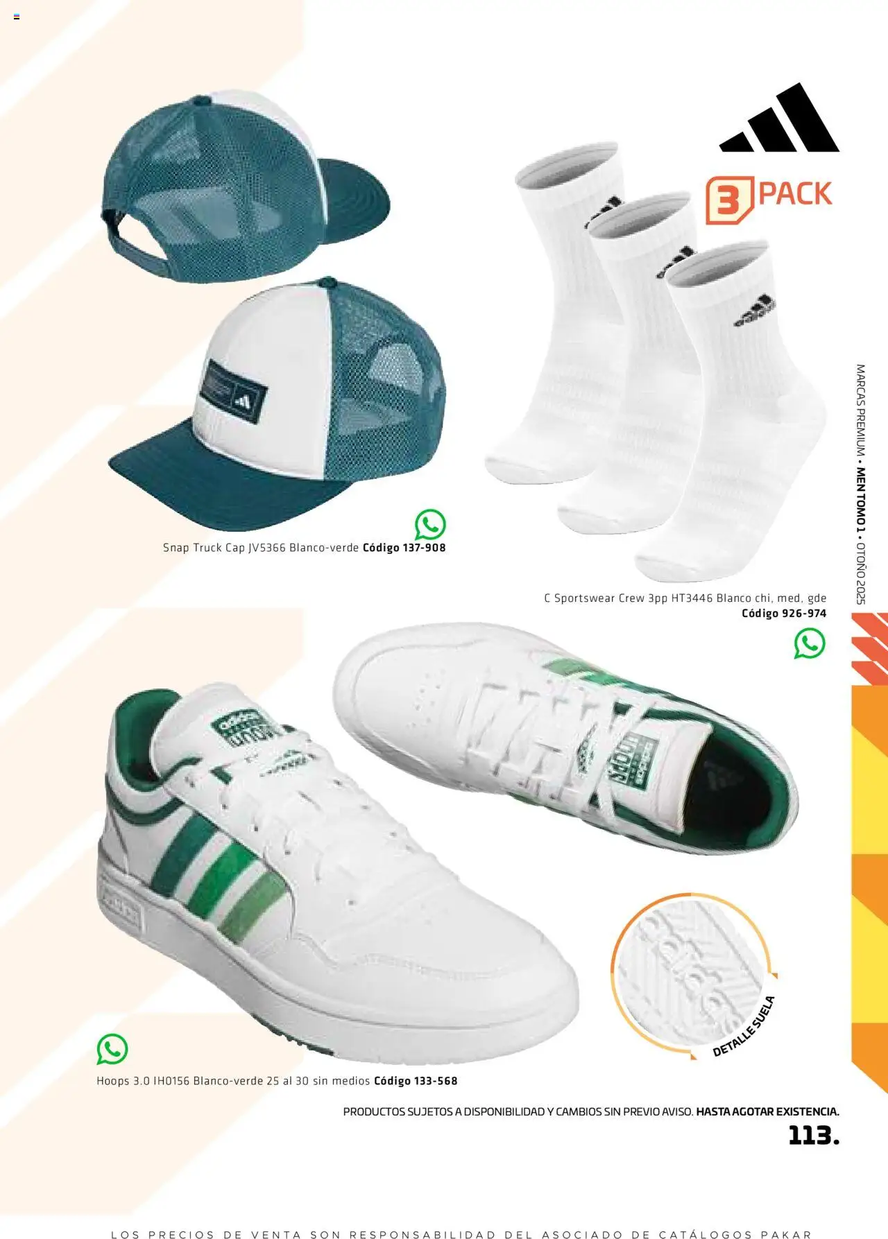 Nuevas ofertas de SC Pakar válidas en toda la República Mexicana desde el 29.08.2025. ¡Encuentra las mejores ofertas en SC Pakar - Catálogo Otoño Men Tomo 1! | Página: 113