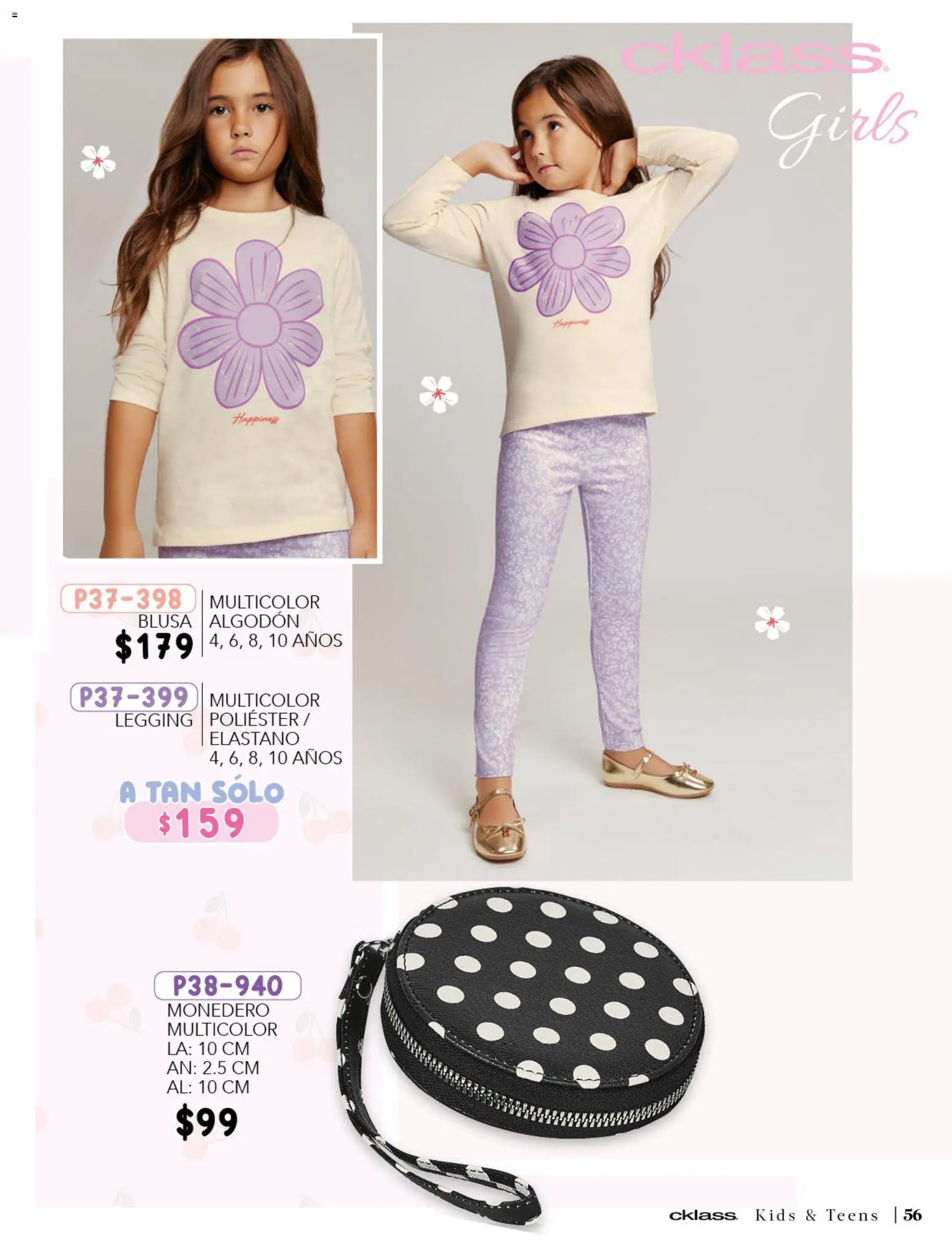 Nuevas ofertas de Cklass válidas en toda la República Mexicana desde el 26.03.2026. ¡Encuentra las mejores ofertas en Cklass catálogo Especial Día del Niño! | Página: 108 | Productos: Blusa, Monedero, Algodón