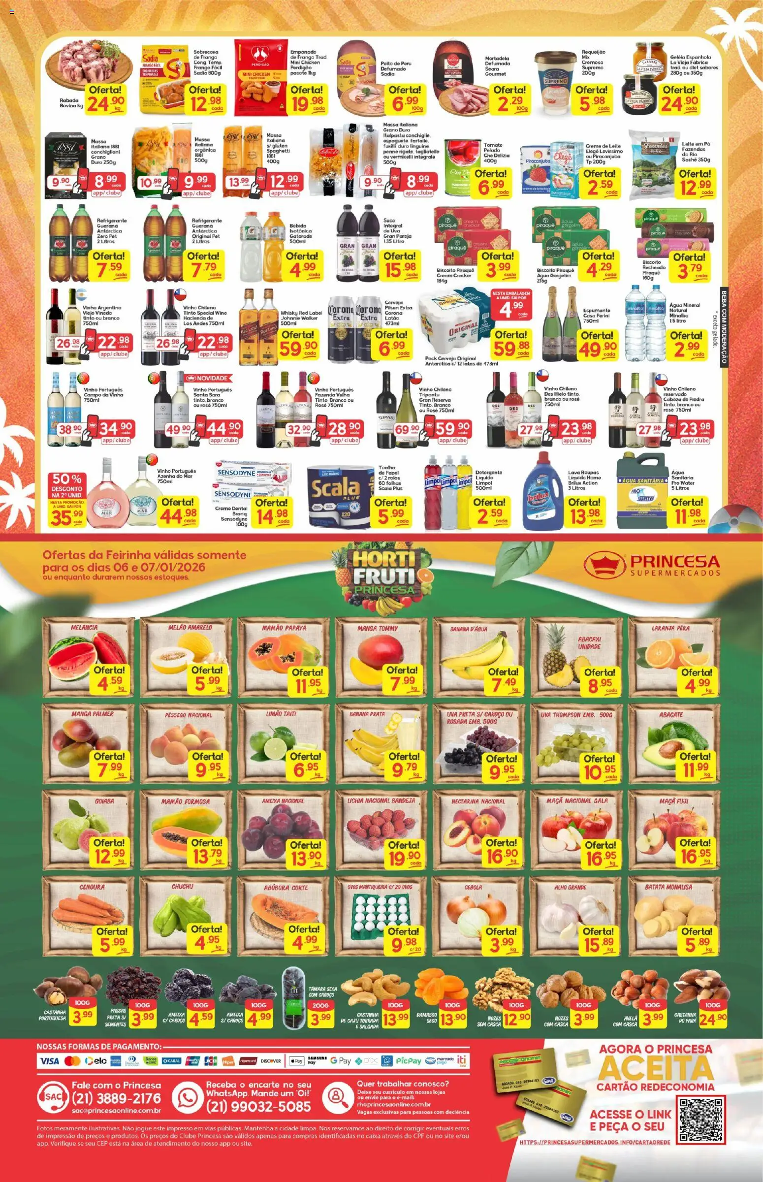 Princesa Folheto - válido de 12.01.2026 | Página: 2 | Produtos: Melão, Água mineral, Frango, Cream cracker