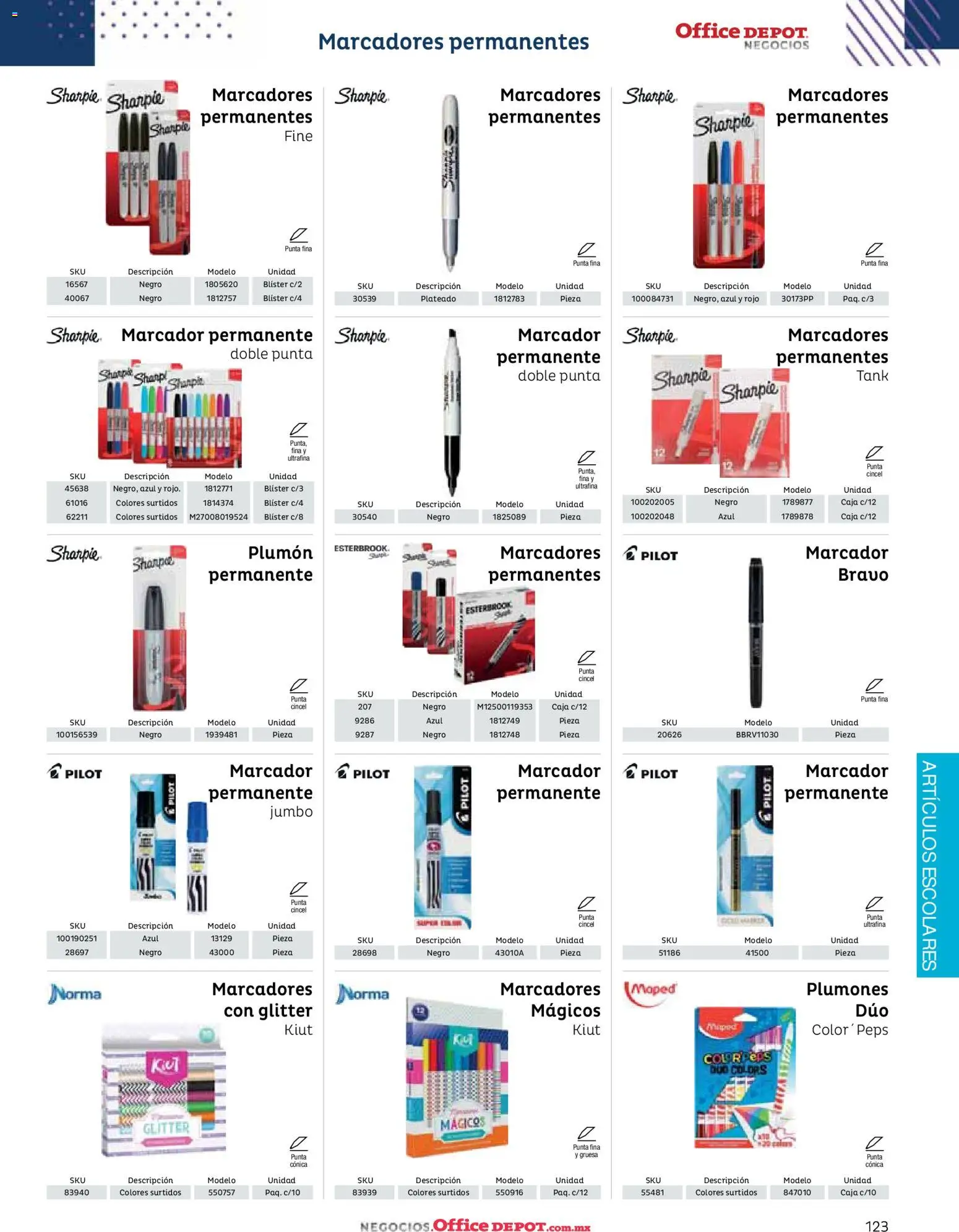 Nuevas ofertas de Office Depot válidas en toda la República Mexicana desde el 12.01.2026. ¡Encuentra las mejores ofertas en Office Depot catálogo 2026! | Página: 125 | Productos: Glitter, Caja