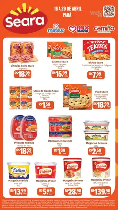 Mateus ofertas Festival Seara - Pré-Visualização do folheto da loja Mateus, válido de 16.04.2026