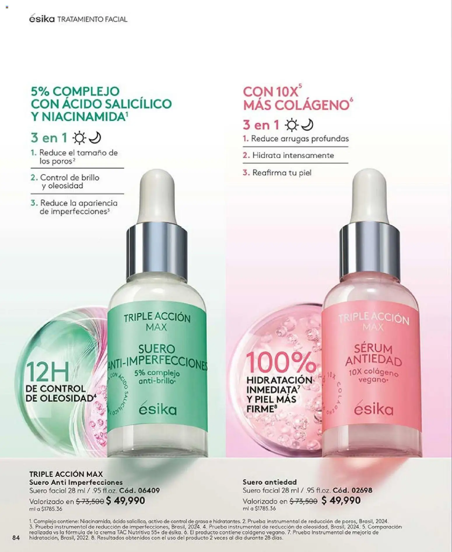 Ésika revista - valida desde el 01.04.2026 | Página: 84 | Productos: Crema, Serum, Brillo