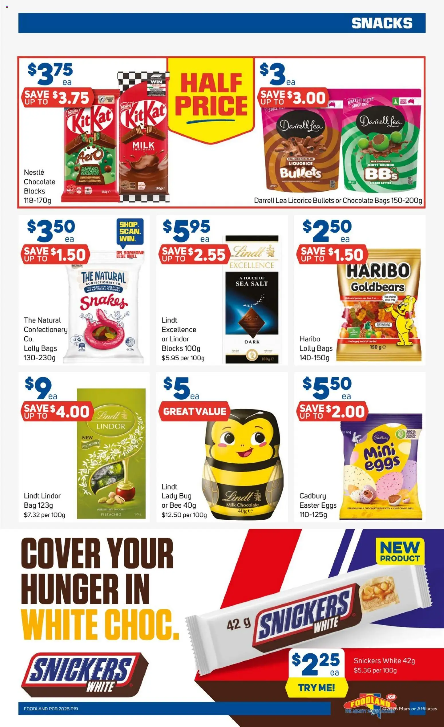 Foodland catalogue - valid from 25.02.2026 | Page: 19 | Products: Cocoa, Milk, Eggs, Chocolate