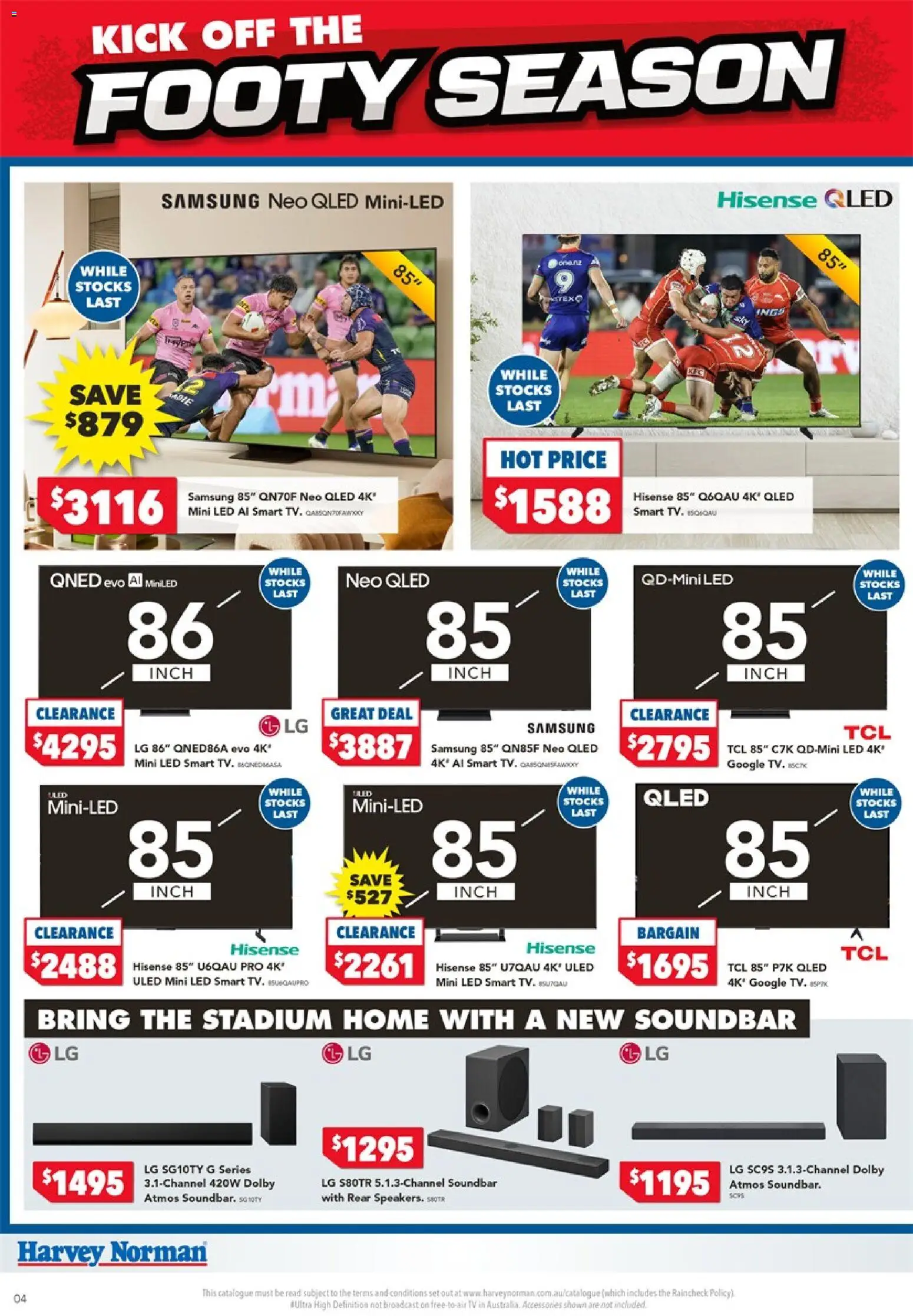 Harvey Norman catalogue - valid from 26.02.2026 | Page: 4 | Products: Accessories, Tv