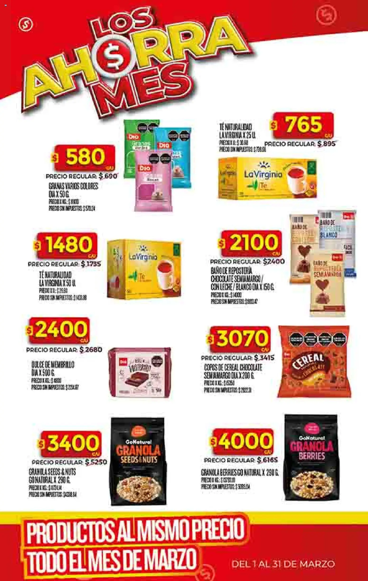 Dia - Ofertas - Salta y Jujuy │ válido desde el 04.03.2026 | Página: 32 | Productos: Copos, Baño, Leche, Chocolate