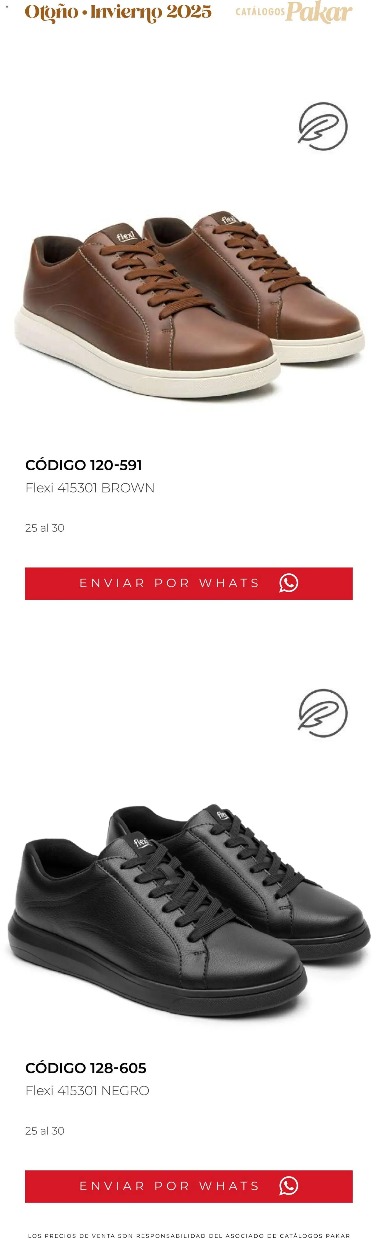 Nuevas ofertas de SC Pakar válidas en toda la República Mexicana desde el 10.10.2025. ¡Encuentra las mejores ofertas en SC Pakar - Catálogo Flexi otoño / invierno! | Página: 260