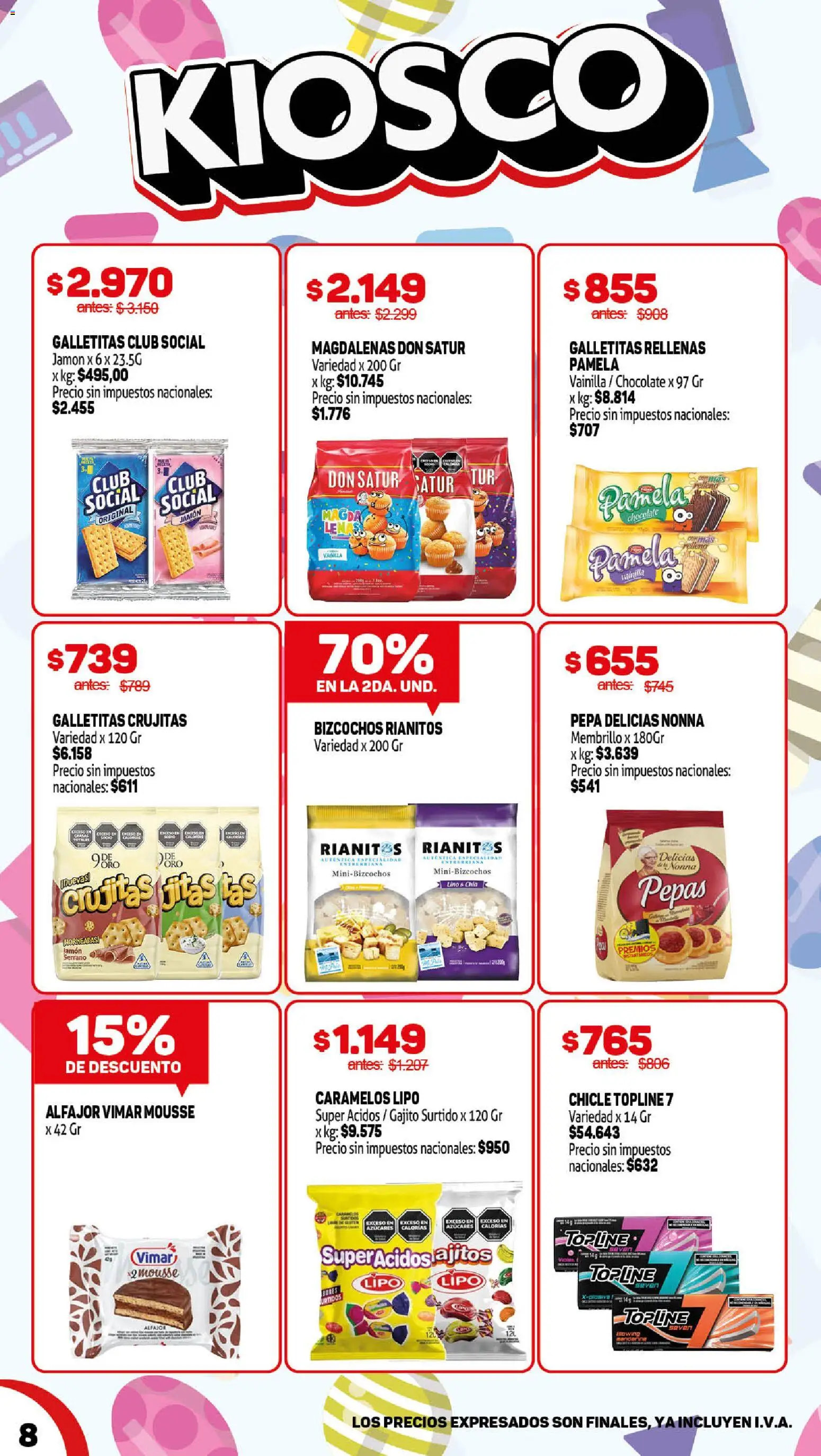 Makro ofertas │ válido desde el 19.09.2026 | Página: 10 | Productos: Mousse, Chocolate, Jamón, Alfajor