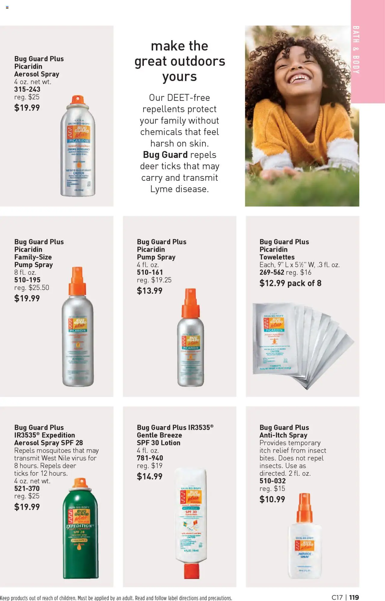 Avon Brochure - valid from 13.08.2025 | Page: 119 | Products: Pump, Bath, Bug Guard, Weight