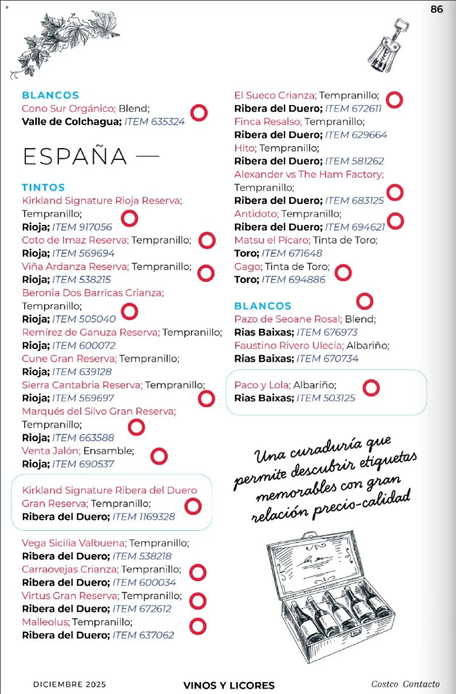 Nuevas ofertas de Costco válidas en toda la República Mexicana desde el 01.12.2025. ¡Encuentra las mejores ofertas en Costco Revista Diciembre! | Página: 86 | Productos: Sierra