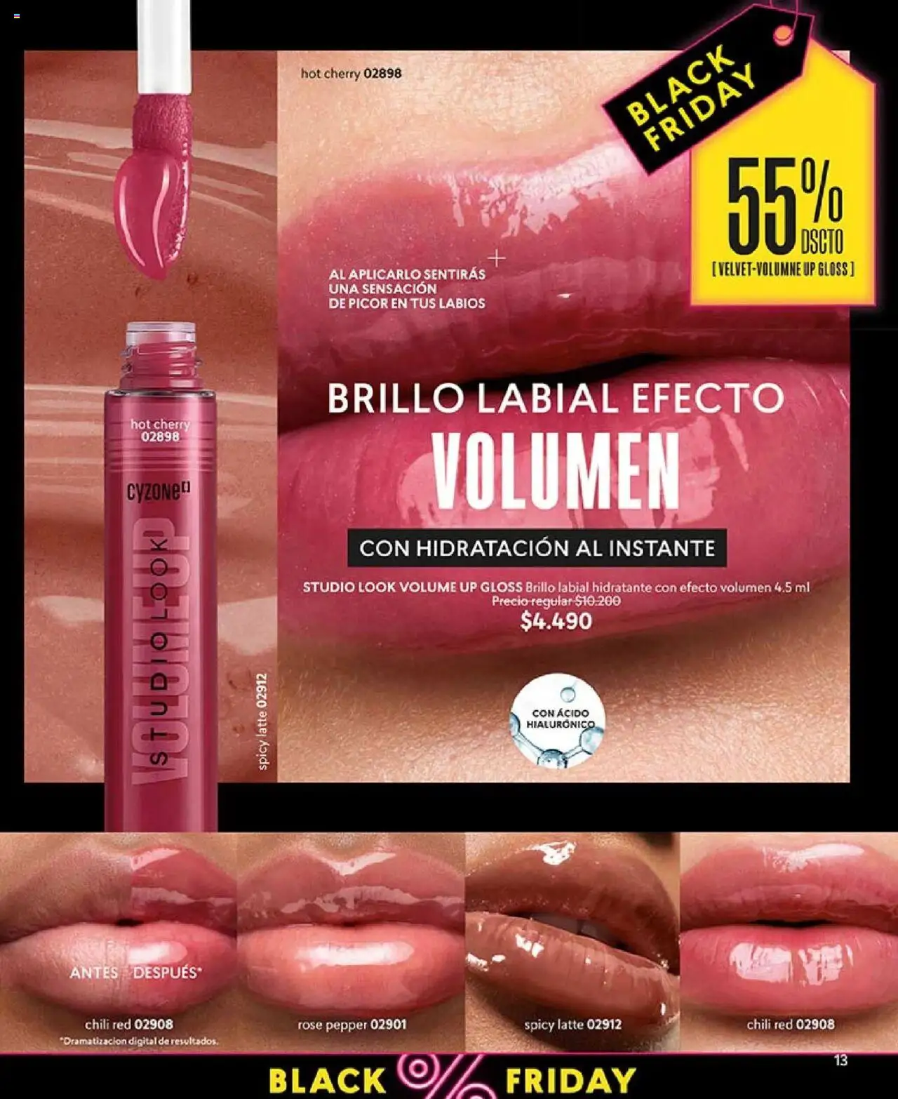 Catálogo CyZone Campaña 16 │ válido desde el 24.09.2025 | Página: 15 | Productos: Brillo, Labial