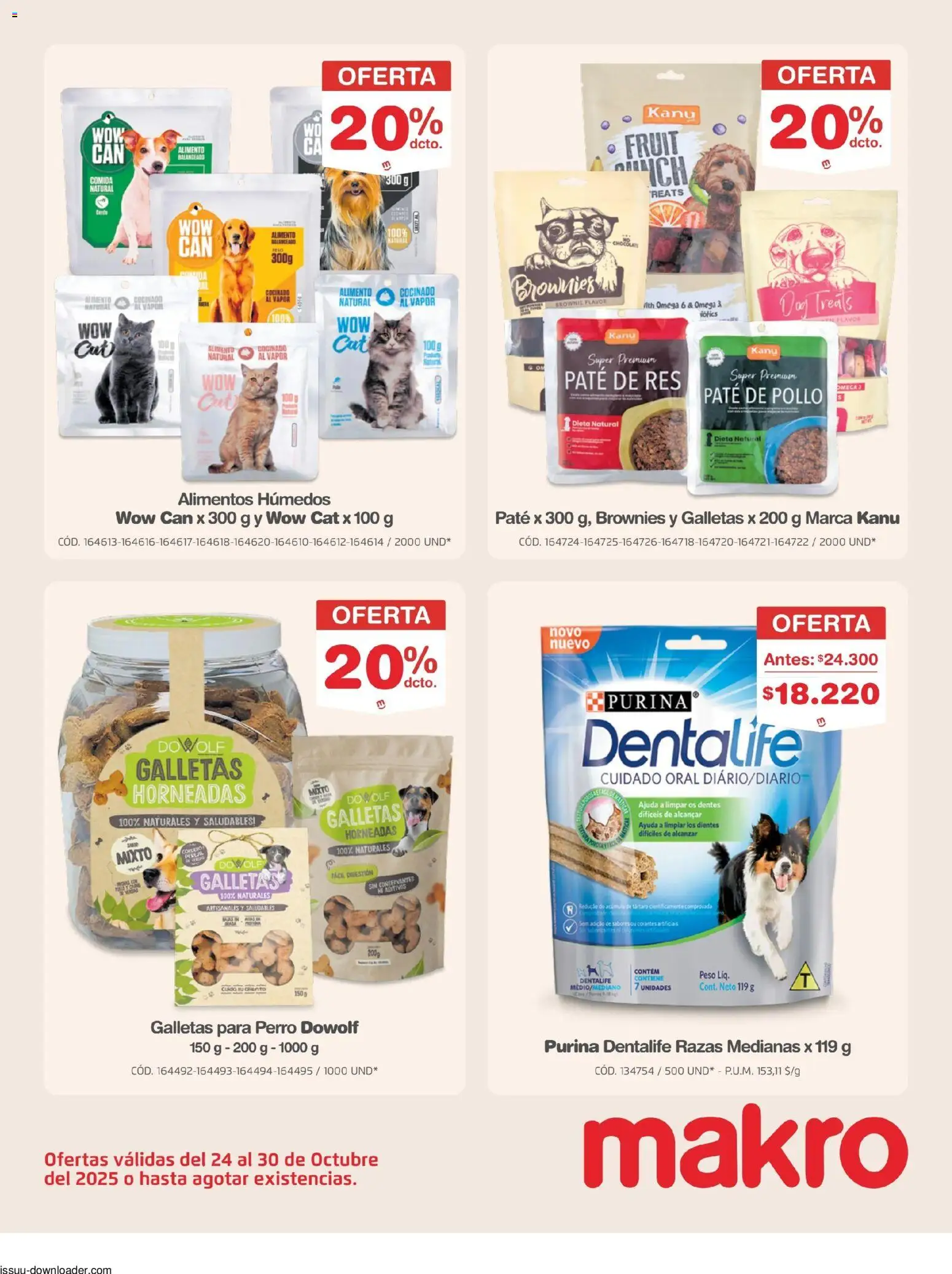 Makro revista - valida desde el 24.10.2025 | Página: 32 | Productos: Pollo, Peso, Paté, Crema de leche
