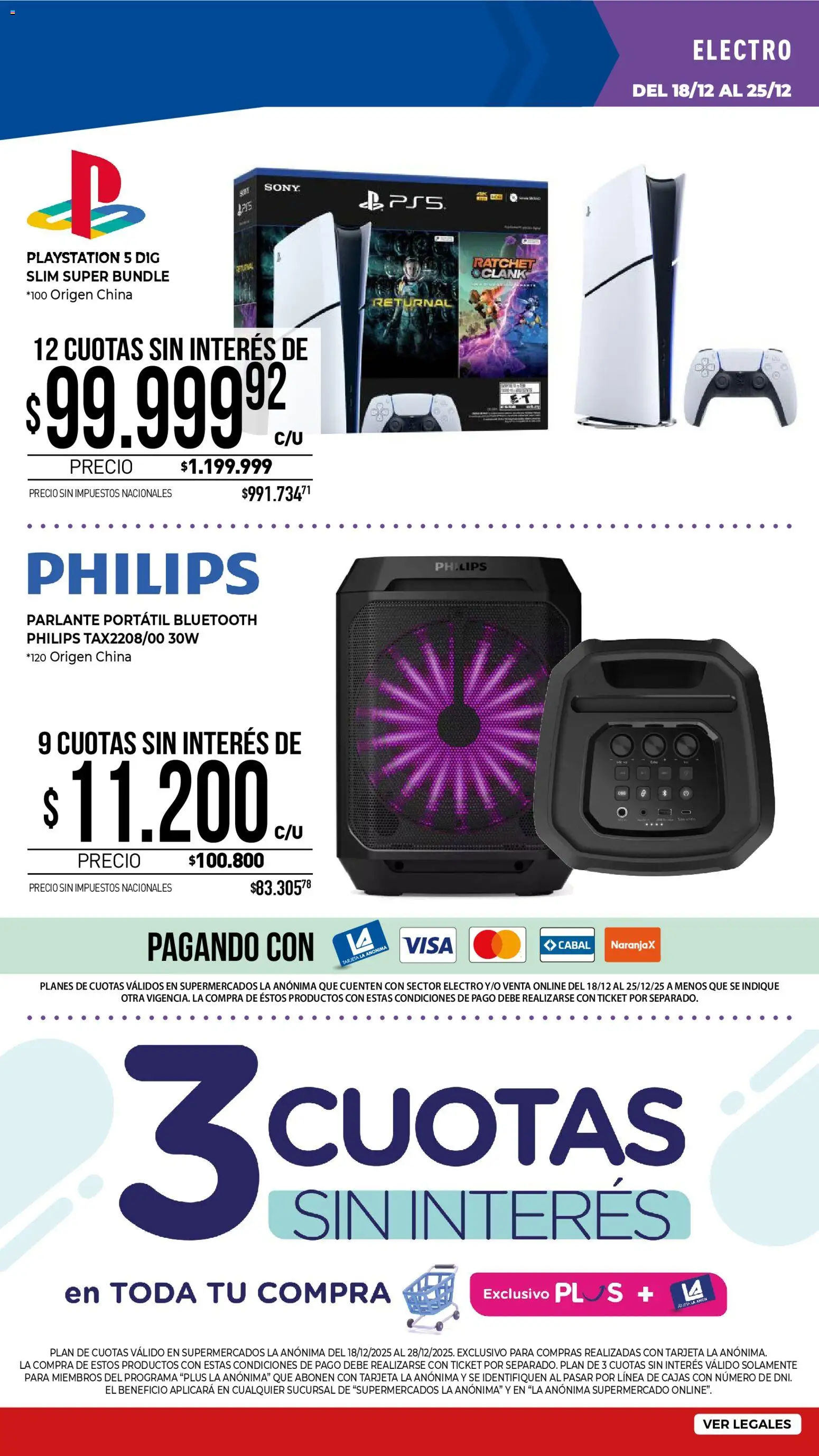La Anonima catálogo │ válido desde el 18.12.2025 | Página: 40 | Productos: Parlante