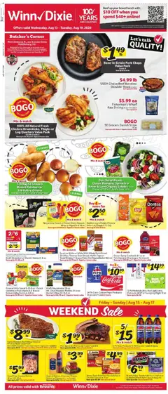 Winn Dixie Weekly Ad - valid from 13.08.2025 | Page: 1