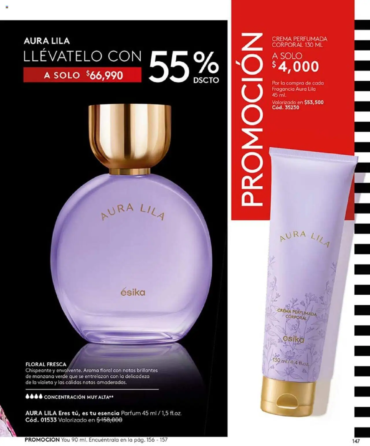 Ésika revista - valida desde el 14.10.2025 | Página: 159 | Productos: Crema, Manzana, Fragancia