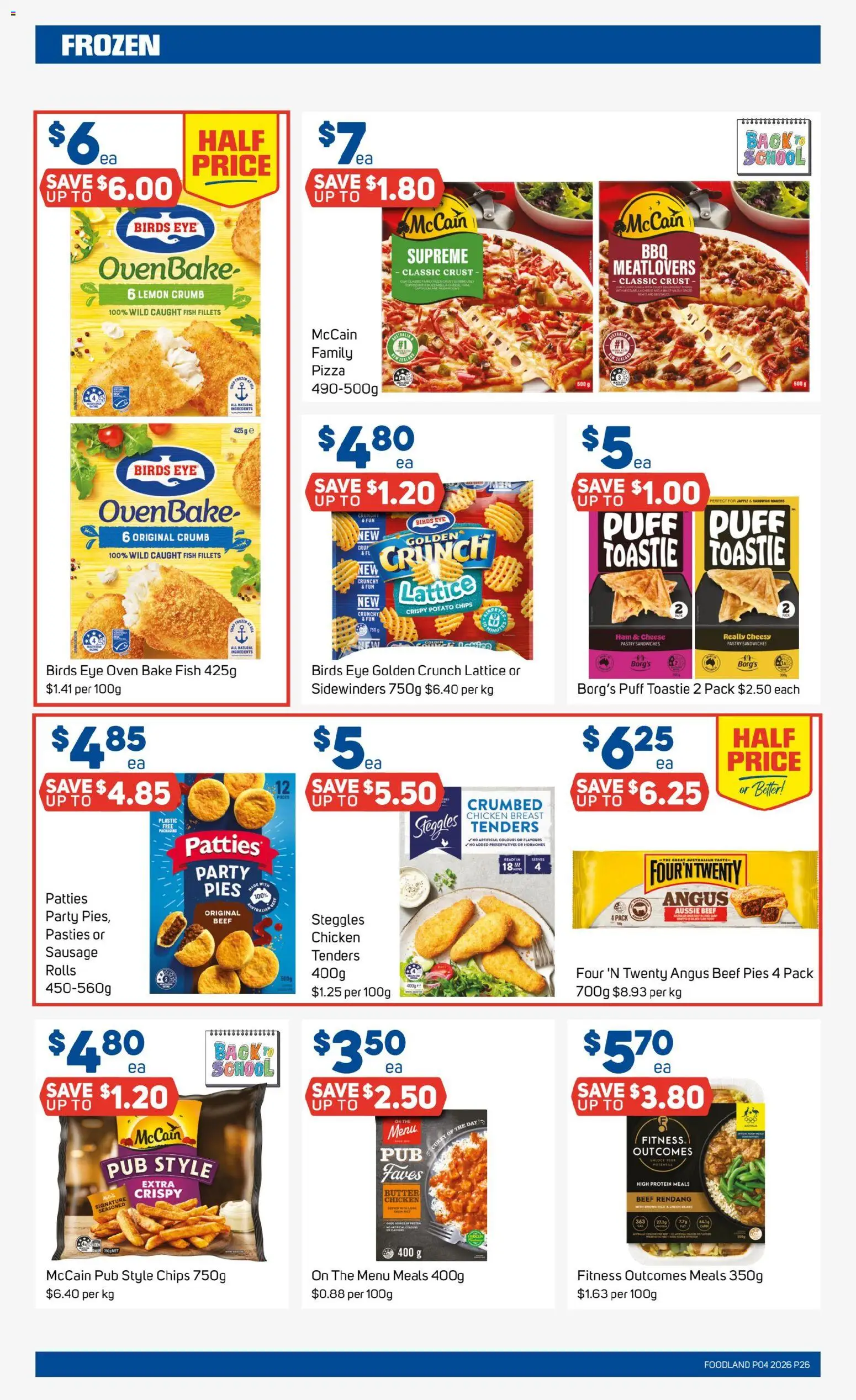 Foodland catalogue - valid from 21.01.2026 | Page: 26 | Products: Curry, Chicken, Chips, Pies