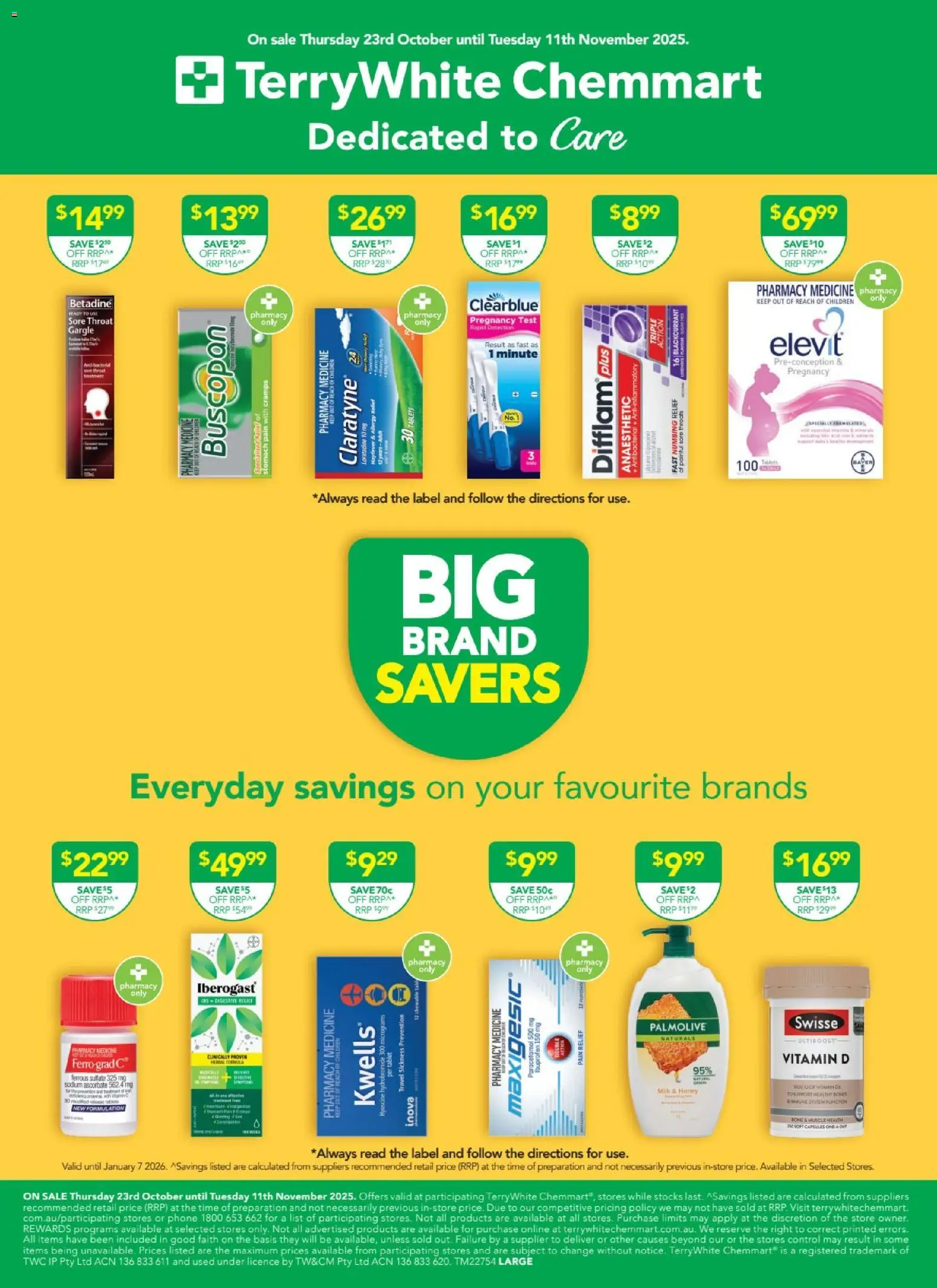 Terry White catalogue - valid from 23.10.2025 | Page: 27 | Products: Milk, Phone, Tablets, Pain relief