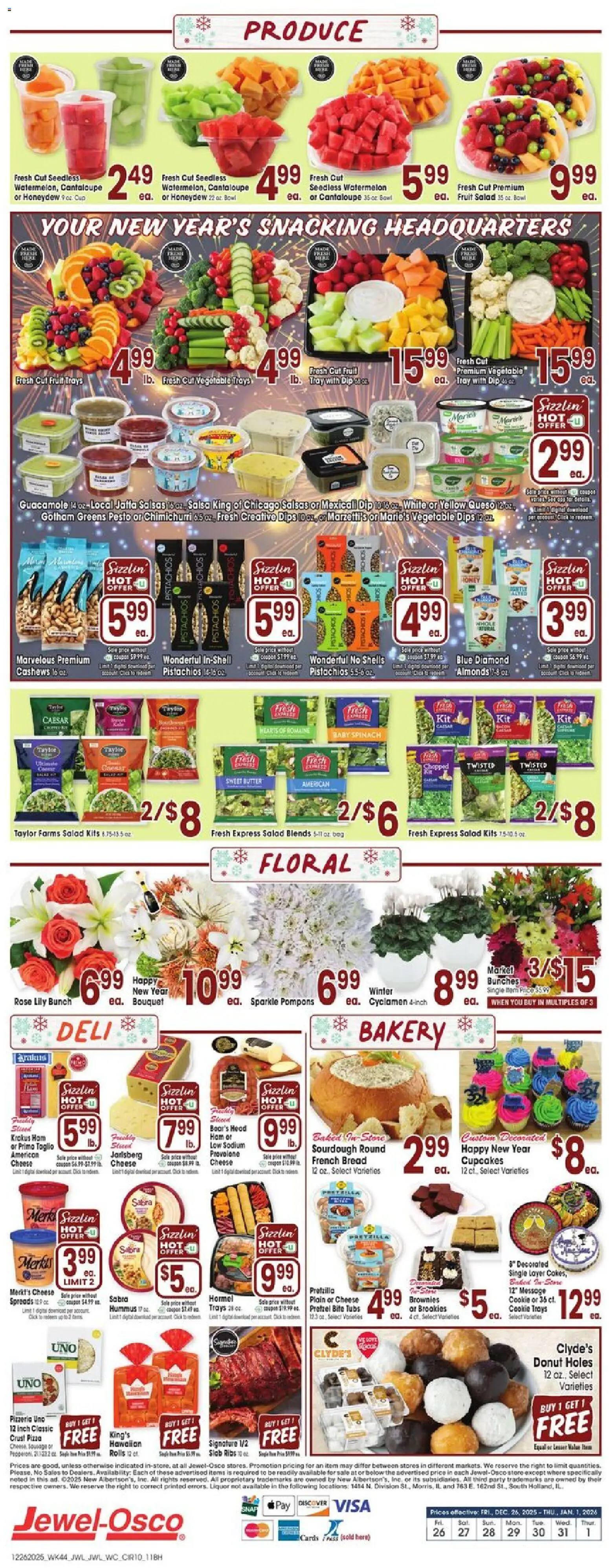 Jewel Osco Weekly Ad - IN - valid from 26.12.2025 | Page: 10 | Products: Butter, Salad, Greens, Bag