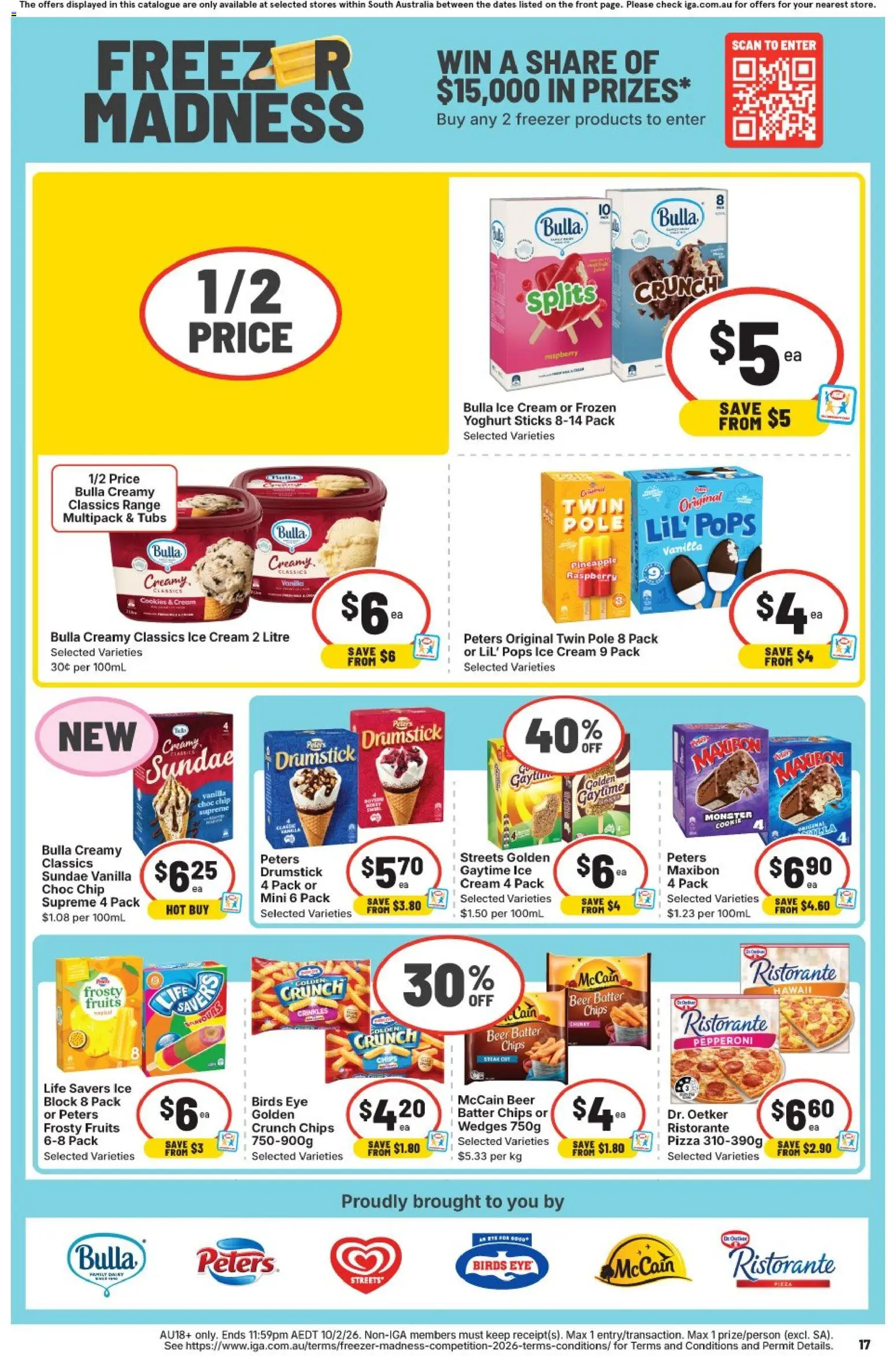 IGA catalogue - valid from 21.01.2026 | Page: 13 | Products: Beer, Chips, Ice cream, Steak