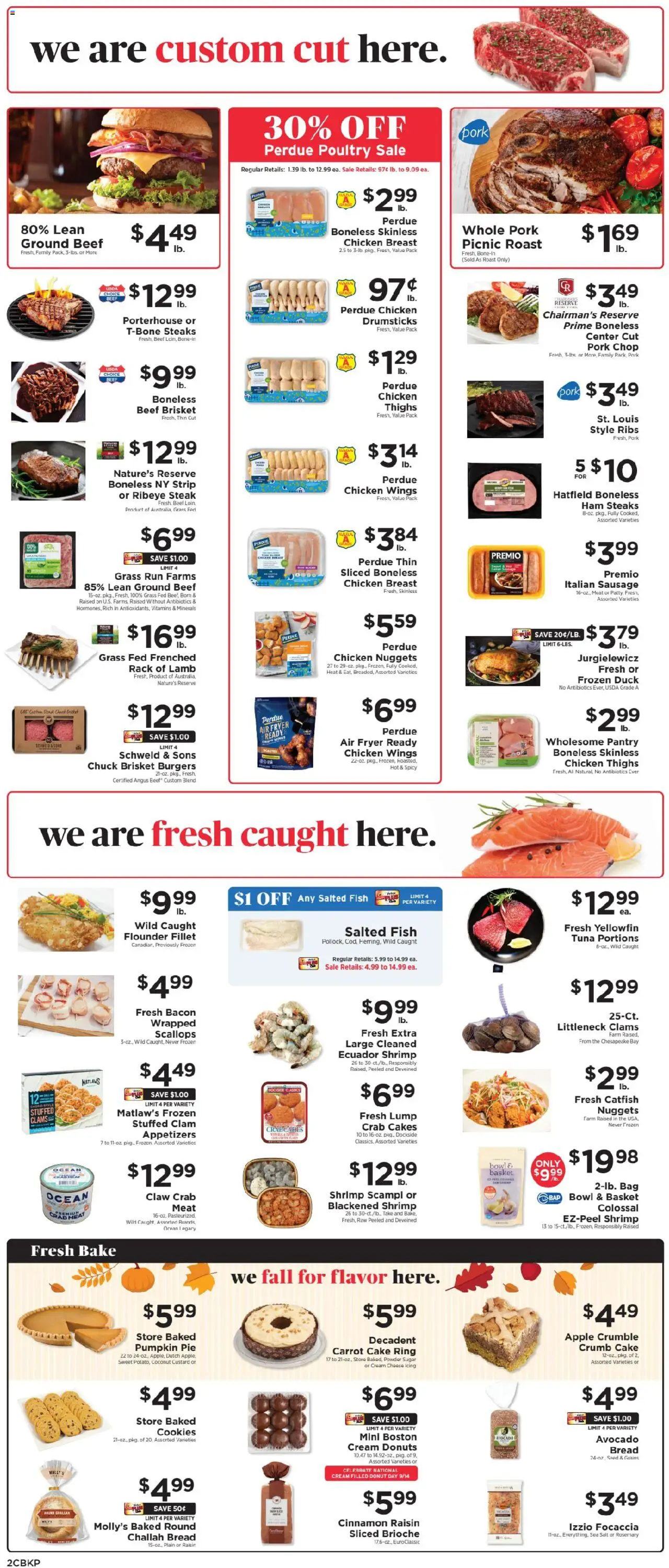 ShopRite Weekly Ad 2 - valid from 12.09.2025 | Page: 2 | Products: Fryer, Basket, Carrot, Pumpkin Pie