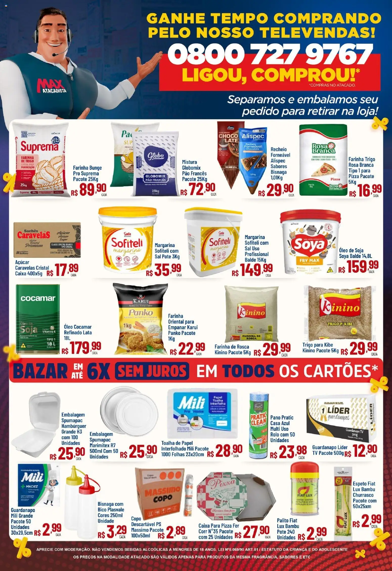 Max Atacadista Folheto - válido de 15.12.2025 | Página: 3 | Produtos: Papel toalha, Pão, Pão francês, Margarina