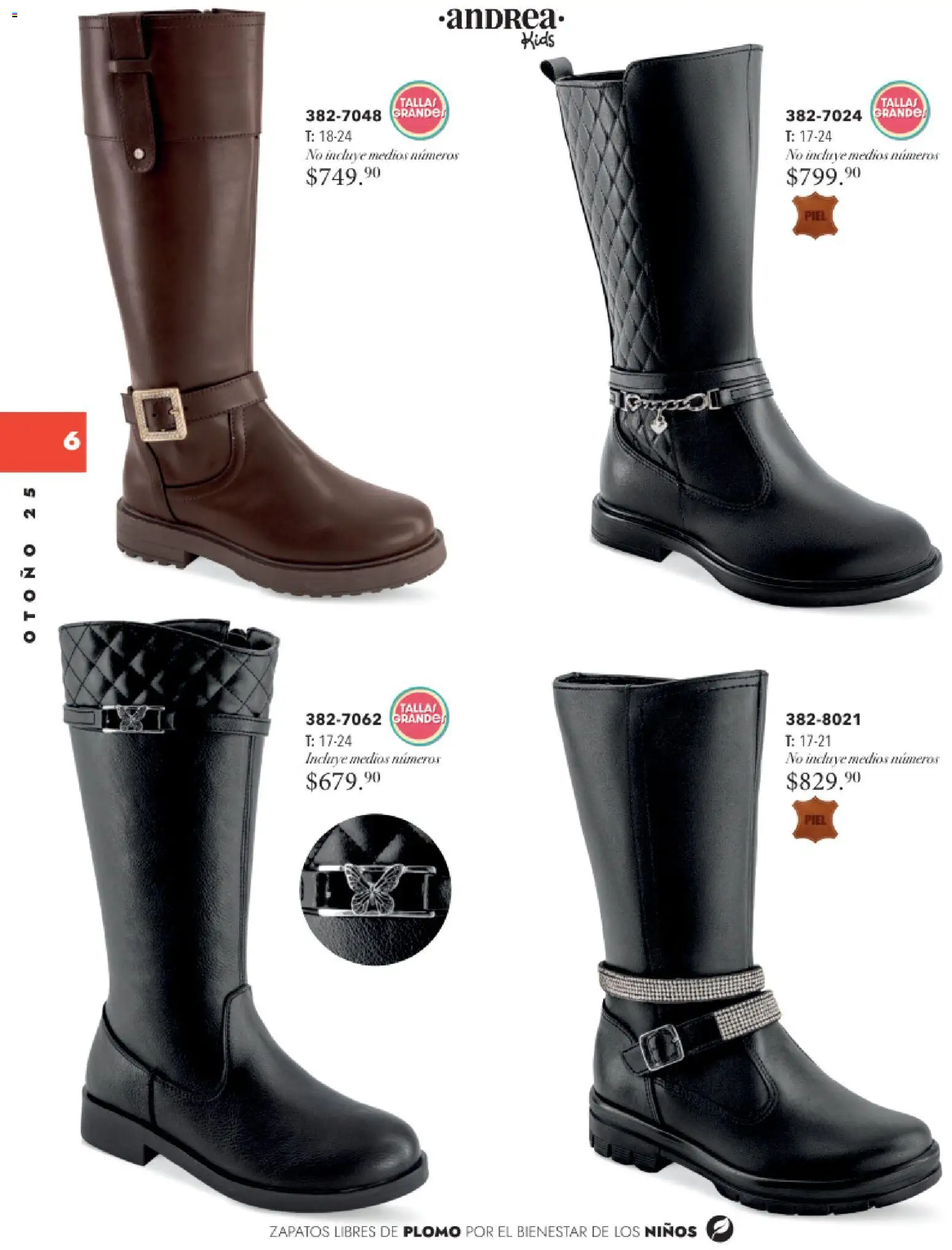 Nuevas ofertas de Andrea válidas en toda la República Mexicana desde el 26.11.2025. ¡Encuentra las mejores ofertas en Andrea catálogo Infantil Kids! | Página: 5 | Productos: Zapatos