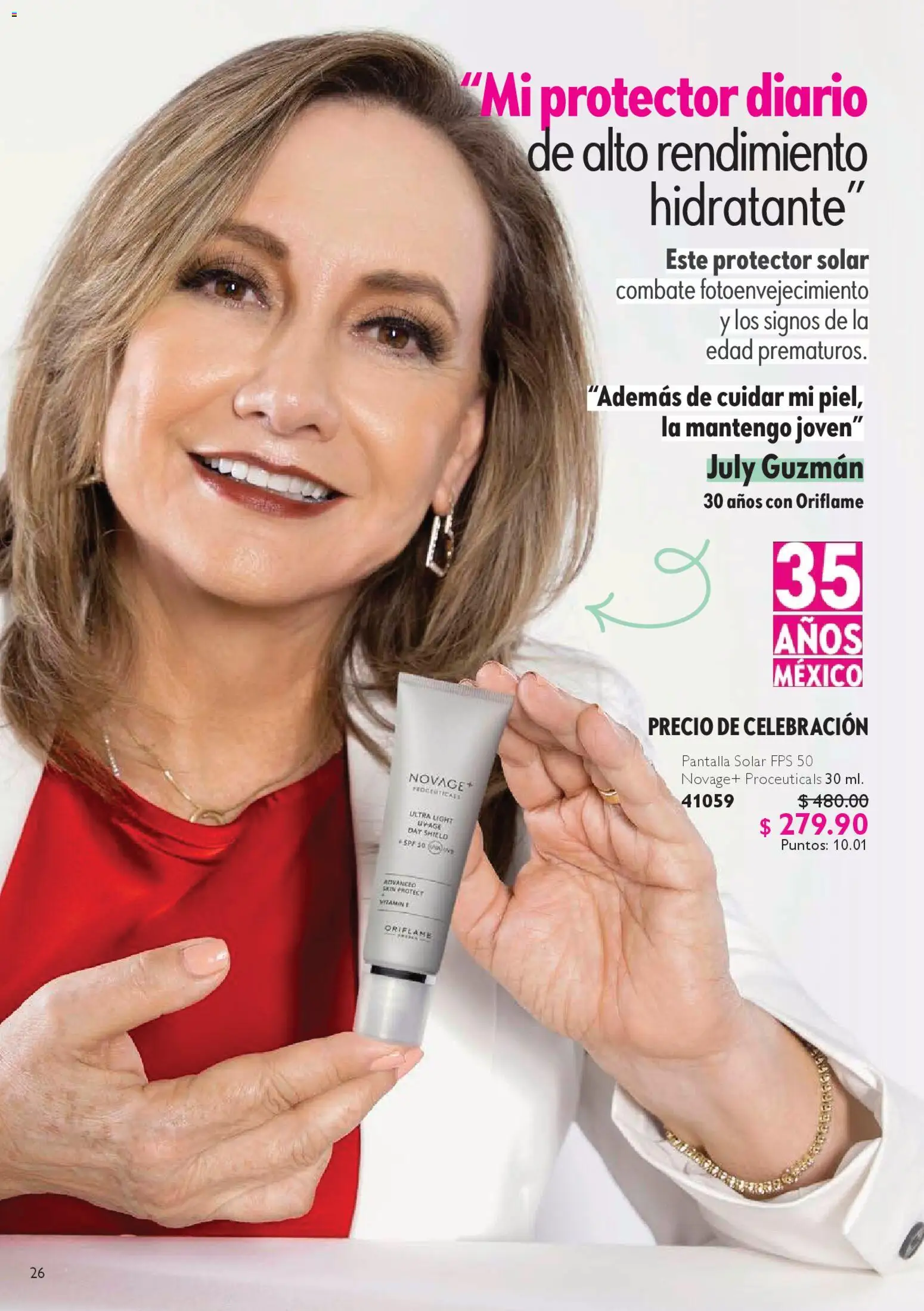 Nuevas ofertas de Oriflame válidas en toda la República Mexicana desde el 14.02.2026. ¡Encuentra las mejores ofertas en Oriflame campaña 3 2026! | Página: 26 | Productos: Protector solar
