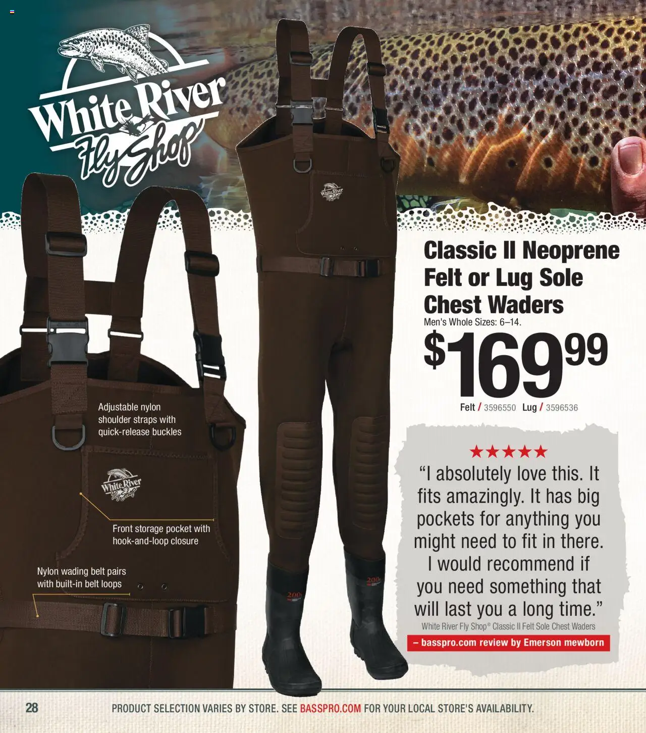 Cabela's Fly Fishing 25 - valid from 21.04.2025 | Page: 28 | Products: Belt