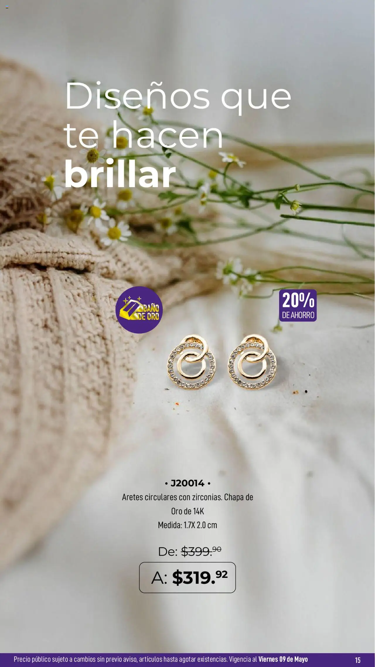 Nuevas ofertas de Home Interiors válidas en toda la República Mexicana desde el 28.04.2025. ¡Encuentra las mejores ofertas en Home Interiors catálogo Victoria Zolassi! | Página: 15 | Productos: Chapa, Aretes, Té