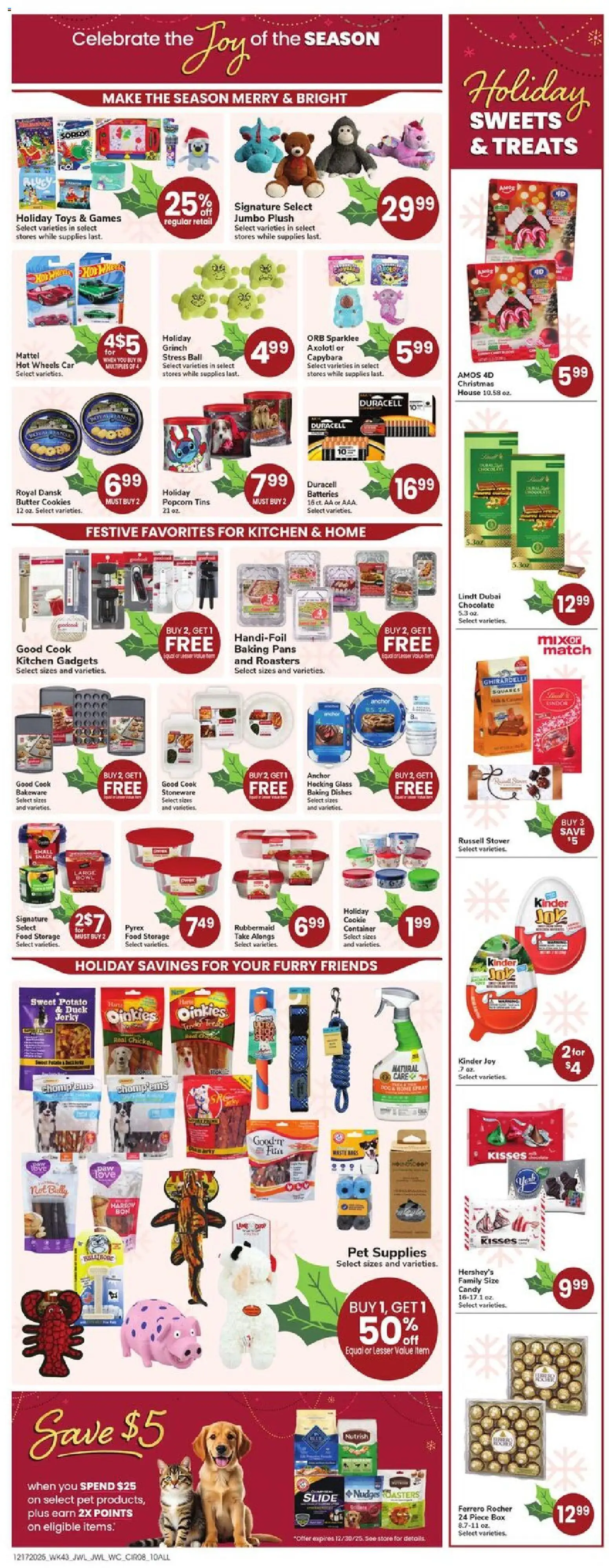 Jewel Osco Weekly Ad - valid from 17.12.2025 | Page: 8 | Products: Box, Butter, Chocolate, Cookies