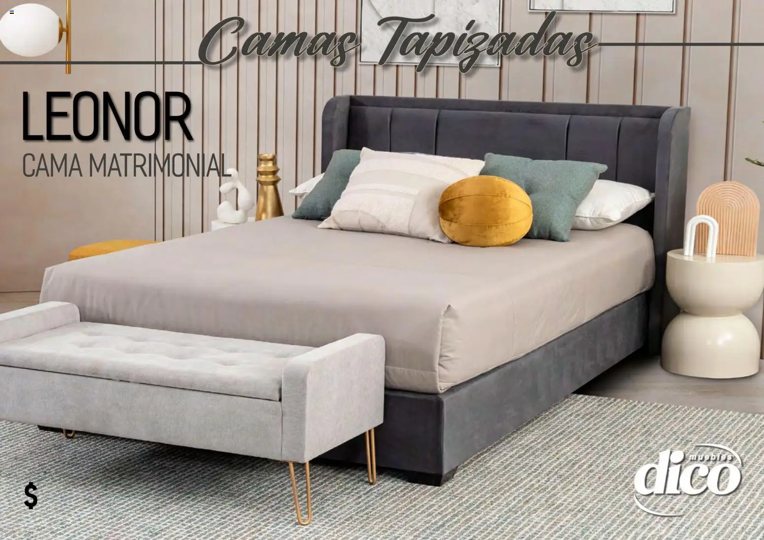 Nuevas ofertas de Muebles Dico válidas en toda la República Mexicana desde el 01.04.2026. ¡Encuentra las mejores ofertas en Muebles Dico catálogo Camas tapizadas ! | Página: 40