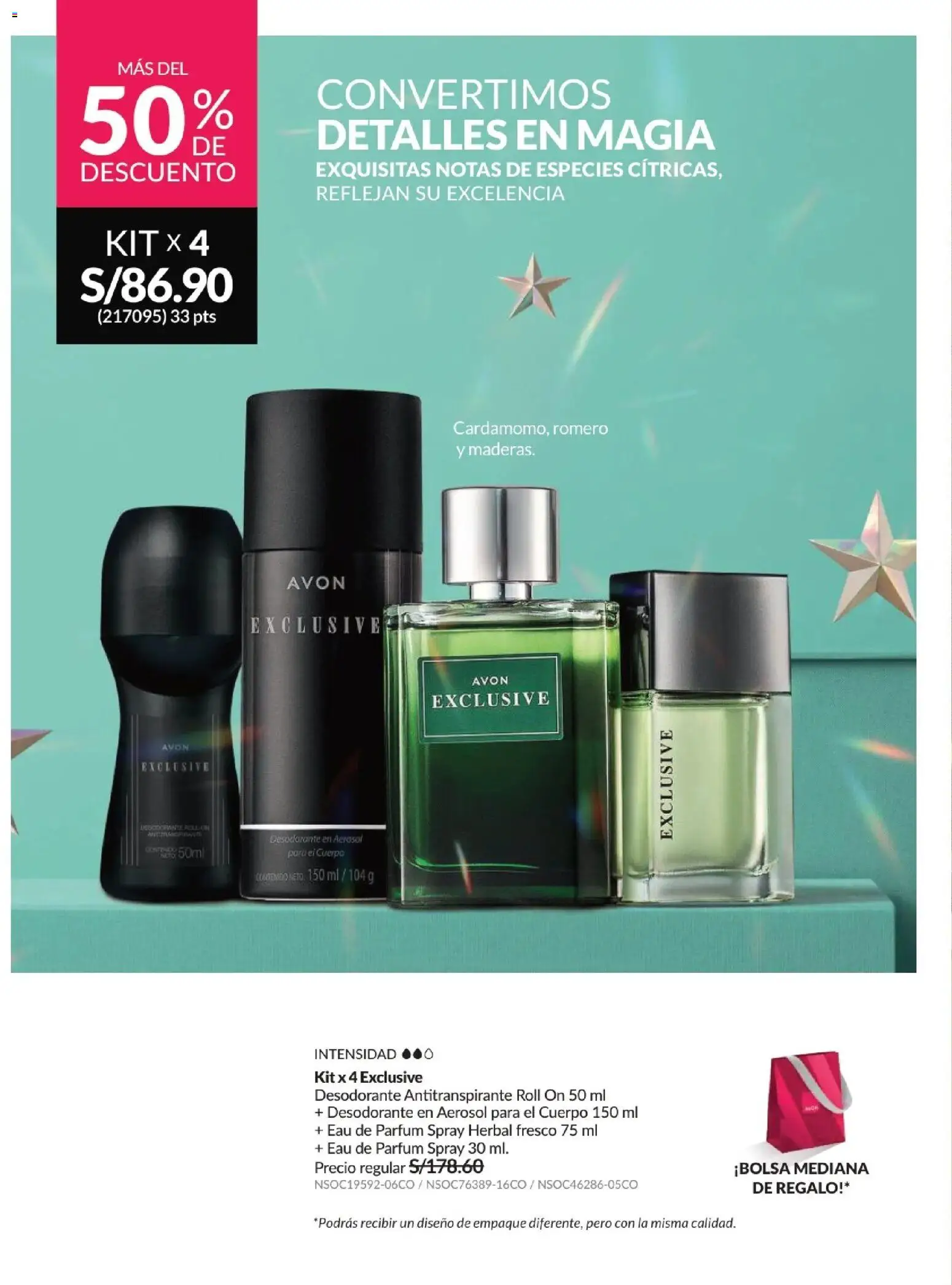 Catálogo Avon válido desde 15.11.2025 | Página: 20 | Productos: Desodorante, Antitranspirante, Empaque