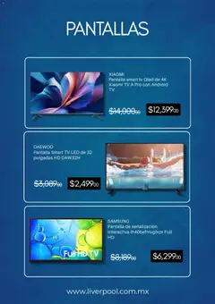 Vista previa de Liverpool catálogo Primavera, nuevo folleto de la tienda, válido en México a partir del 11.02.2026 | Página: 4 | Productos: Pantallas