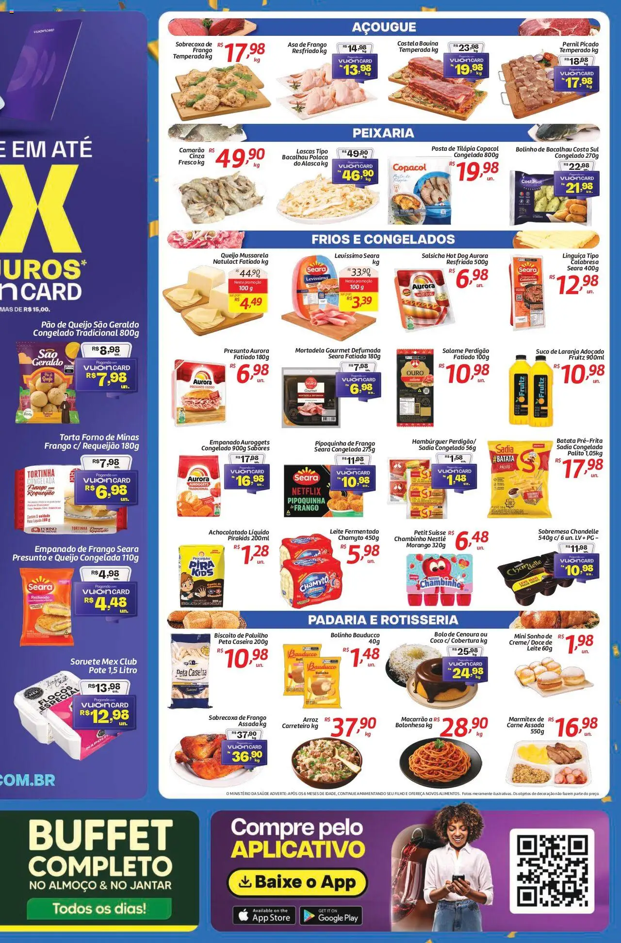 Comper Folheto - válido de 11.08.2025 | Página: 3 | Produtos: Polvilho, Pernil, Camarão, Macarrão