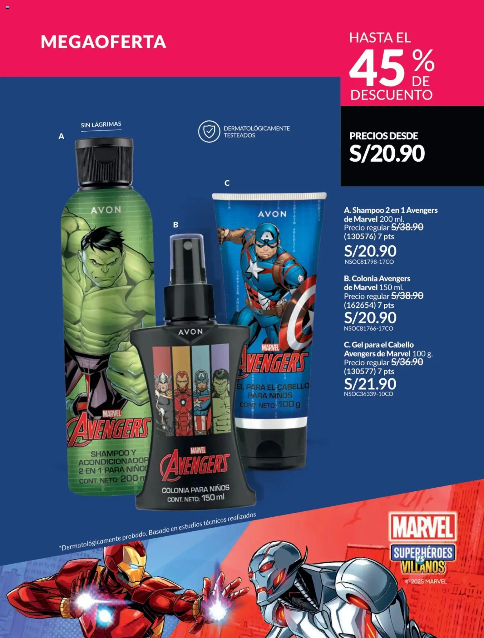 Catálogo Avon válido desde 20.02.2026 | Página: 221 | Productos: Shampoo, Acondicionador