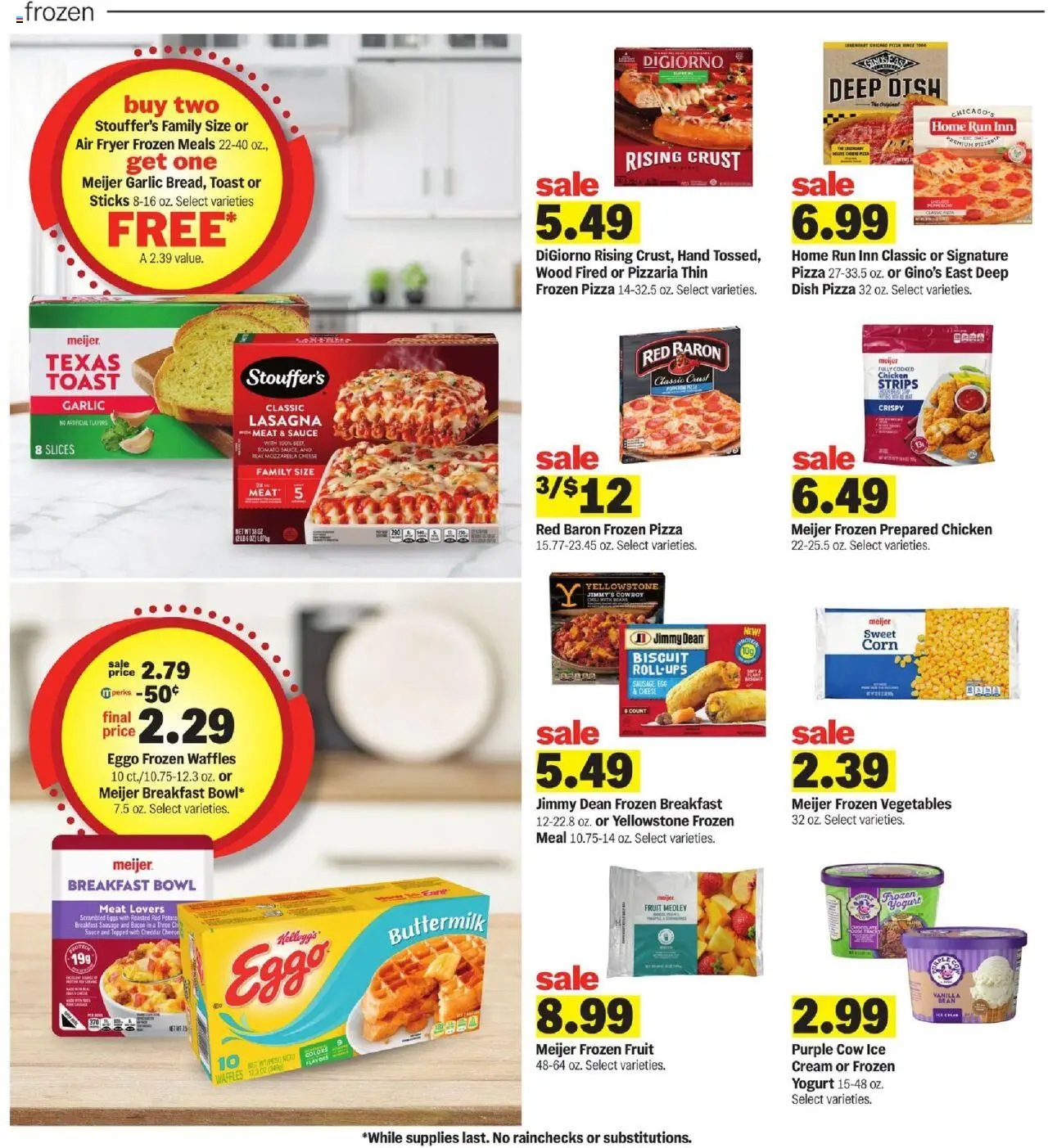 Meijer Weekly Ad - valid from 03.08.2025 | Page: 8 | Products: Corn, Cheese, Garlic, 2人掛けソファ