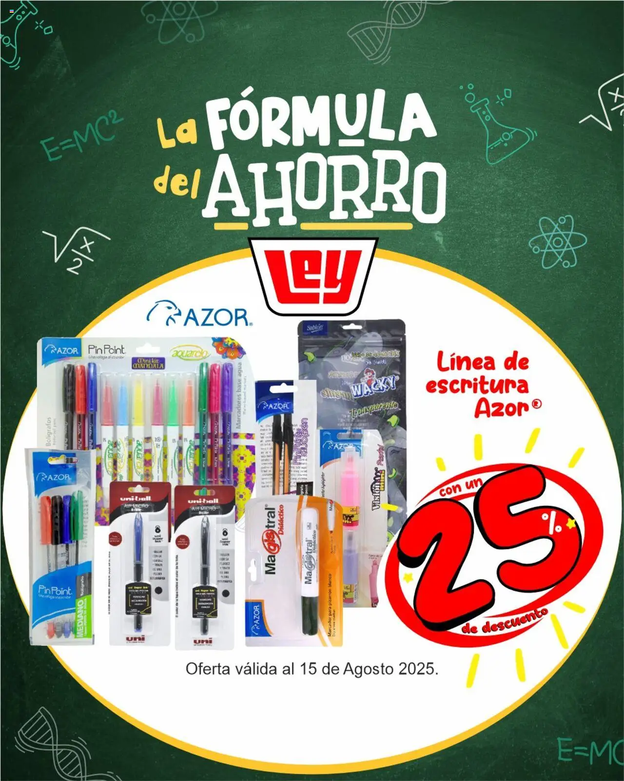 Nuevas ofertas de Casa Ley válidas en toda la República Mexicana desde el 01.08.2025. ¡Encuentra las mejores ofertas en Casa Ley - Folleto regreso a clases! | Página: 1 | Productos: Agua, Pizarrón