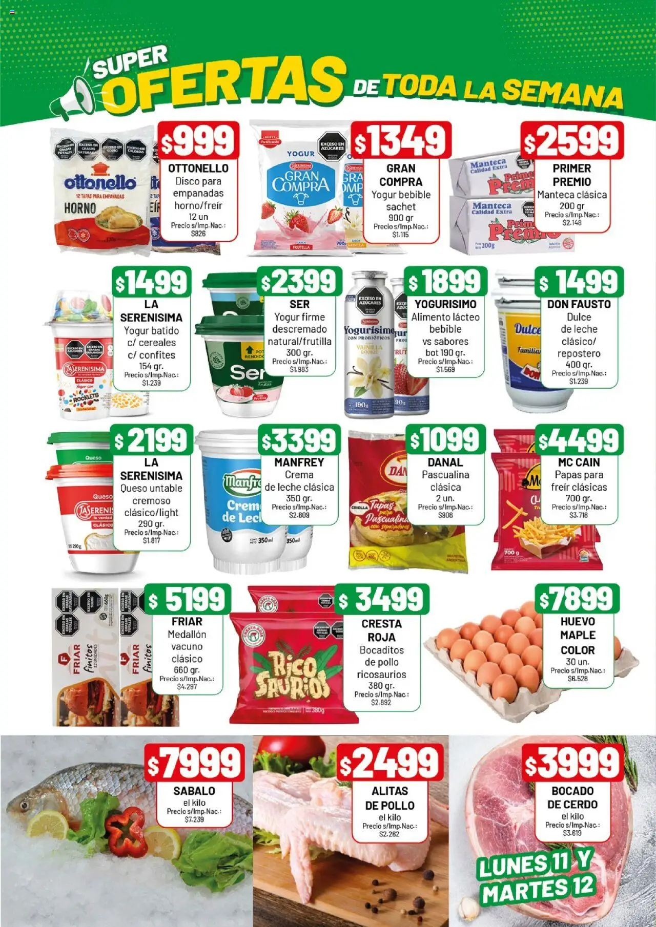 Almacor catálogo │ válido desde el 07.08.2025 | Página: 2 | Productos: Disco, Dulce de leche, Huevo, Manteca