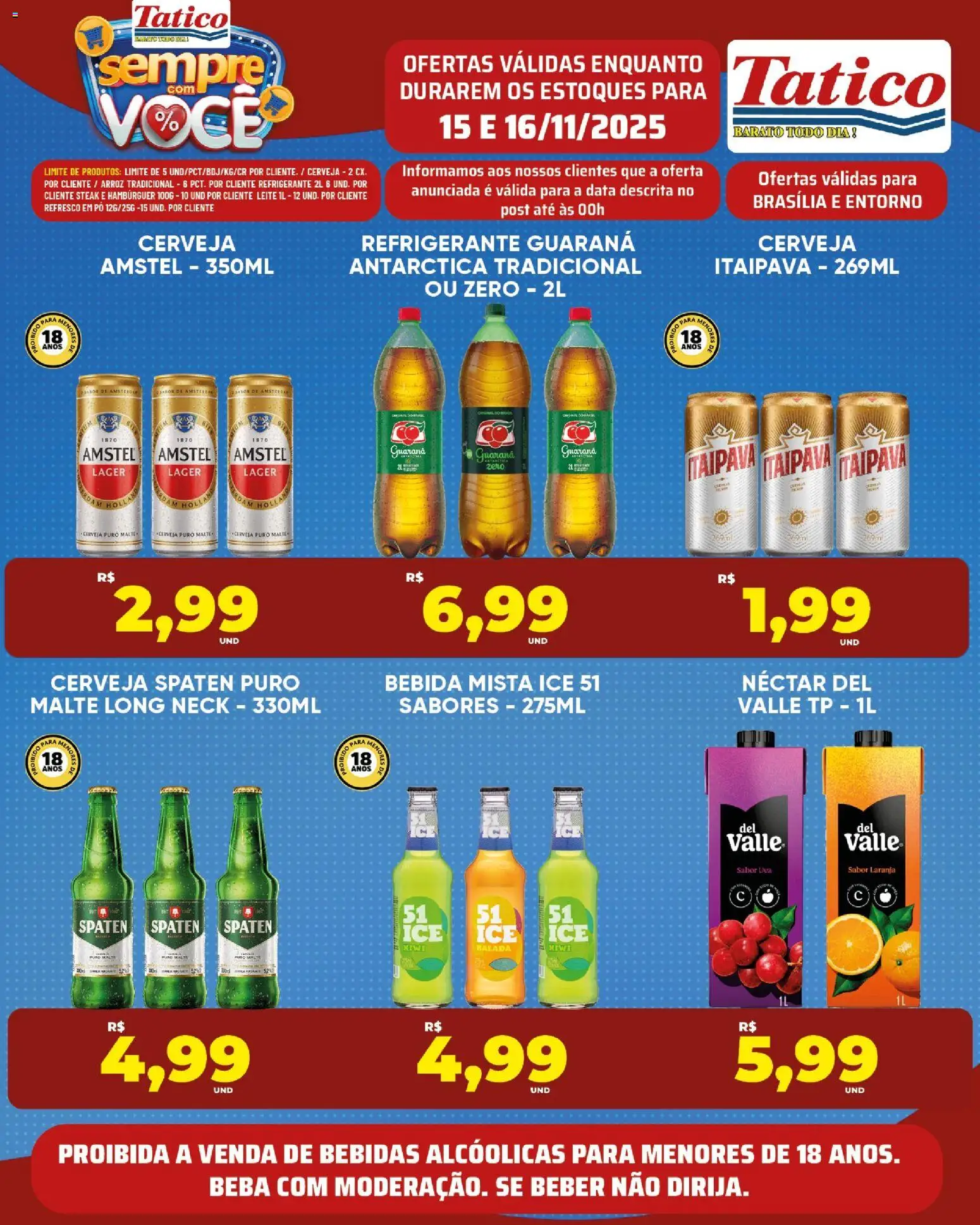 Tatico Folheto - válido de 17.11.2025 | Página: 28 | Produtos: Refresco, Arroz, Hambúrguer, Refrigerante