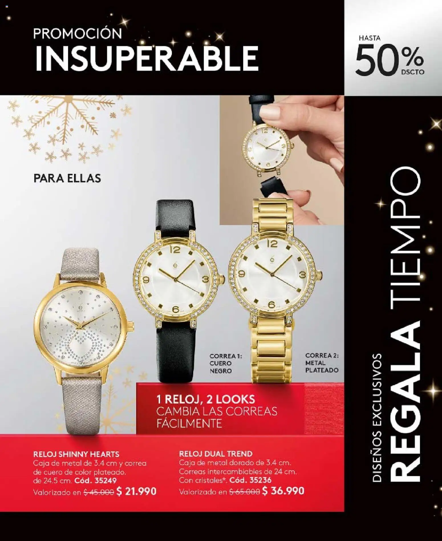 Catálogo Ésika Campaña 18 │ válido desde el 01.12.2025 | Página: 77 | Productos: Caja, Reloj