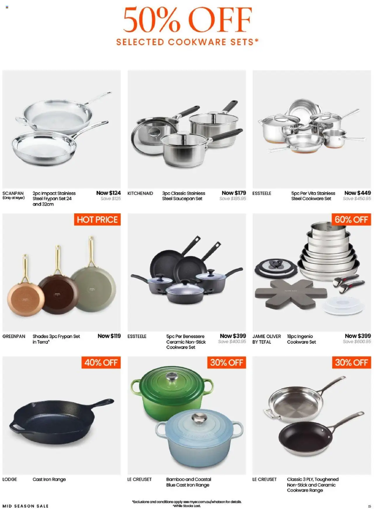 Myer catalogue - valid from 10.09.2025 | Page: 15 | Products: Cookware, Iron