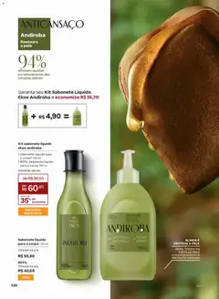 Natura - Ciclo 03/2026 - Pré-Visualização do folheto da loja Natura, válido de 04.02.2026 | Página: 120 | Produtos: Sabonete, Sabonete líquido
