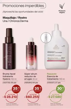 Vista previa Catálogo Natura Ciclo 3 válido desde el 09.02.2026 | Página: 22 | Productos: Maquillaje, Serum, Bruma