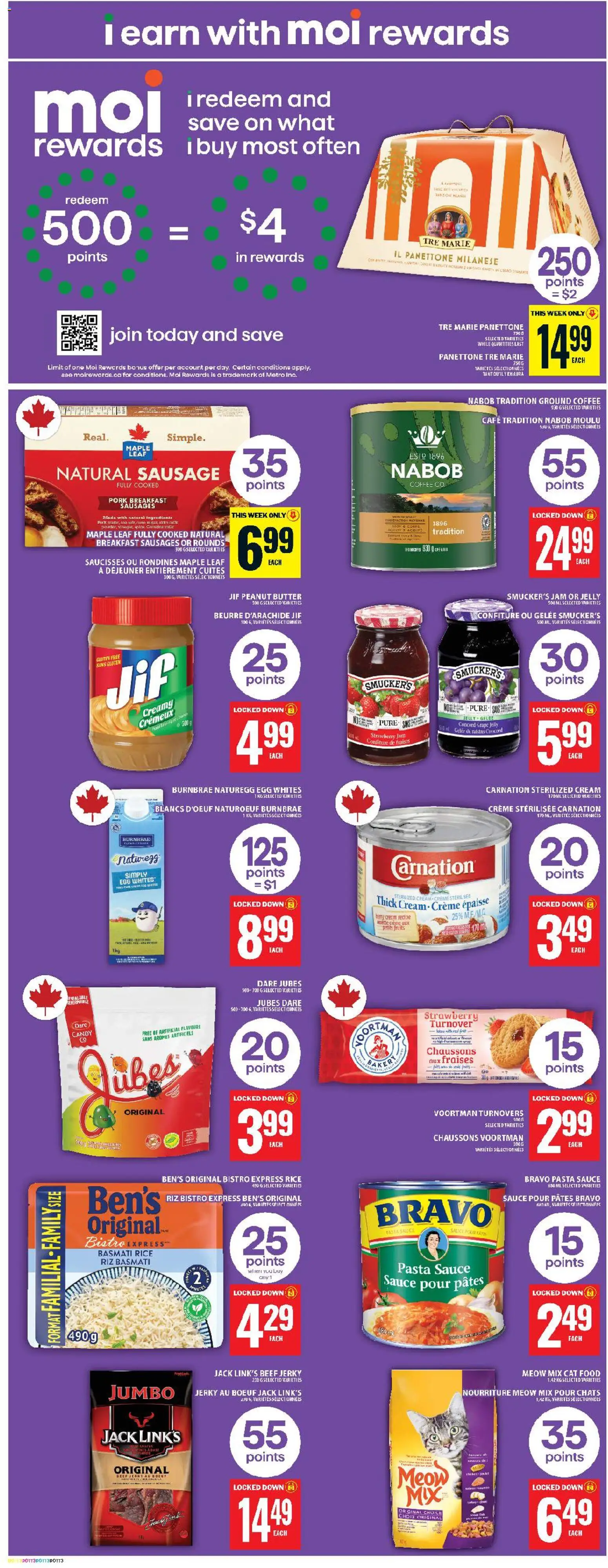 Food Basics flyer valid from 27.11.2025 | Page: 5 | Products: Beef, Pasta, Cream, Coffee