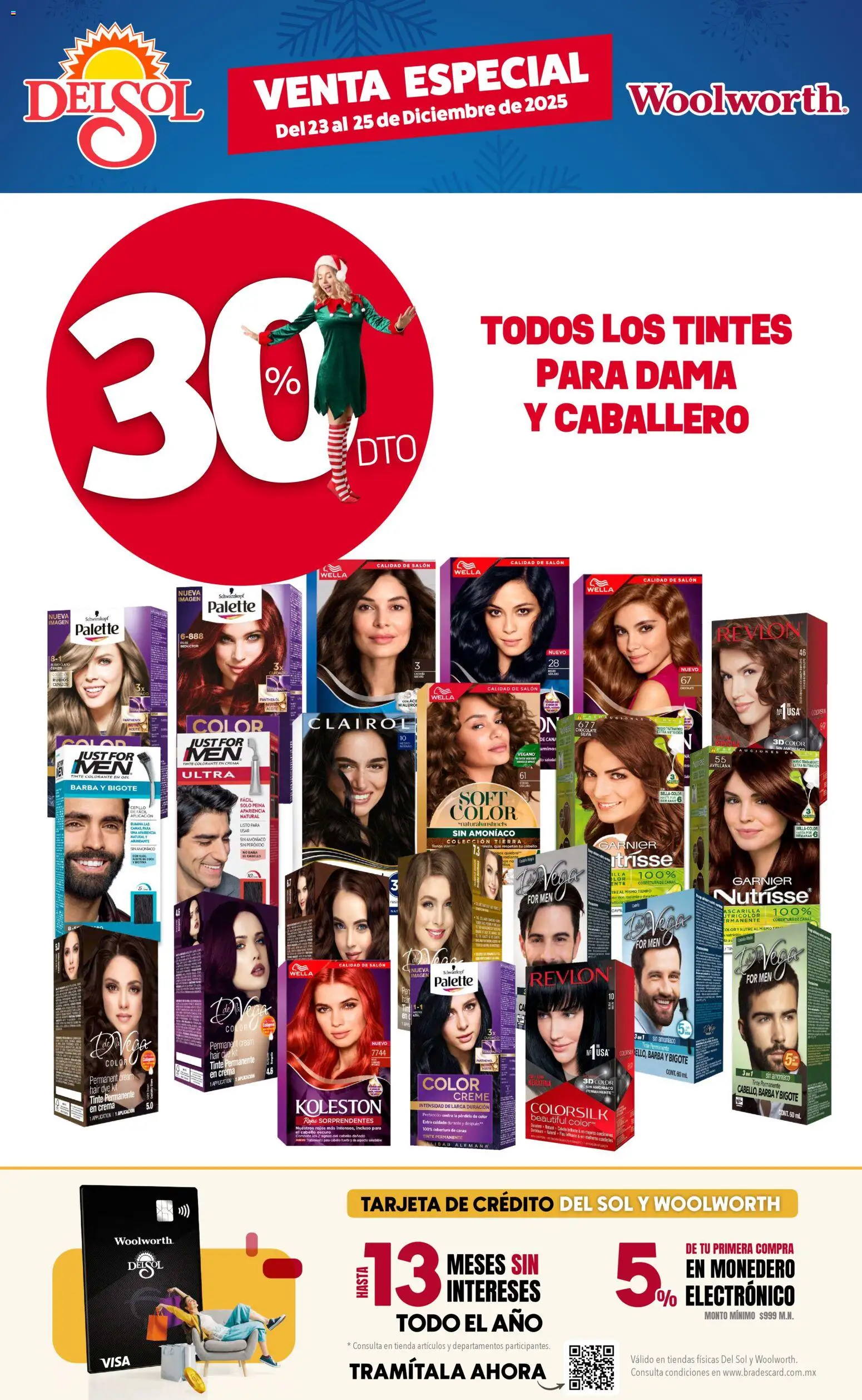 Nuevas ofertas de Del Sol y Woolworth válidas en toda la República Mexicana desde el 23.12.2025. ¡Encuentra las mejores ofertas en Del Sol y Woolworth catálogo Venta Especial de Navidad 3! | Página: 14 | Productos: Crema, Monedero, Huevo, Chocolate