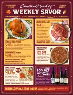 Preview of Central Market weekly ads valid from 19.11.2025