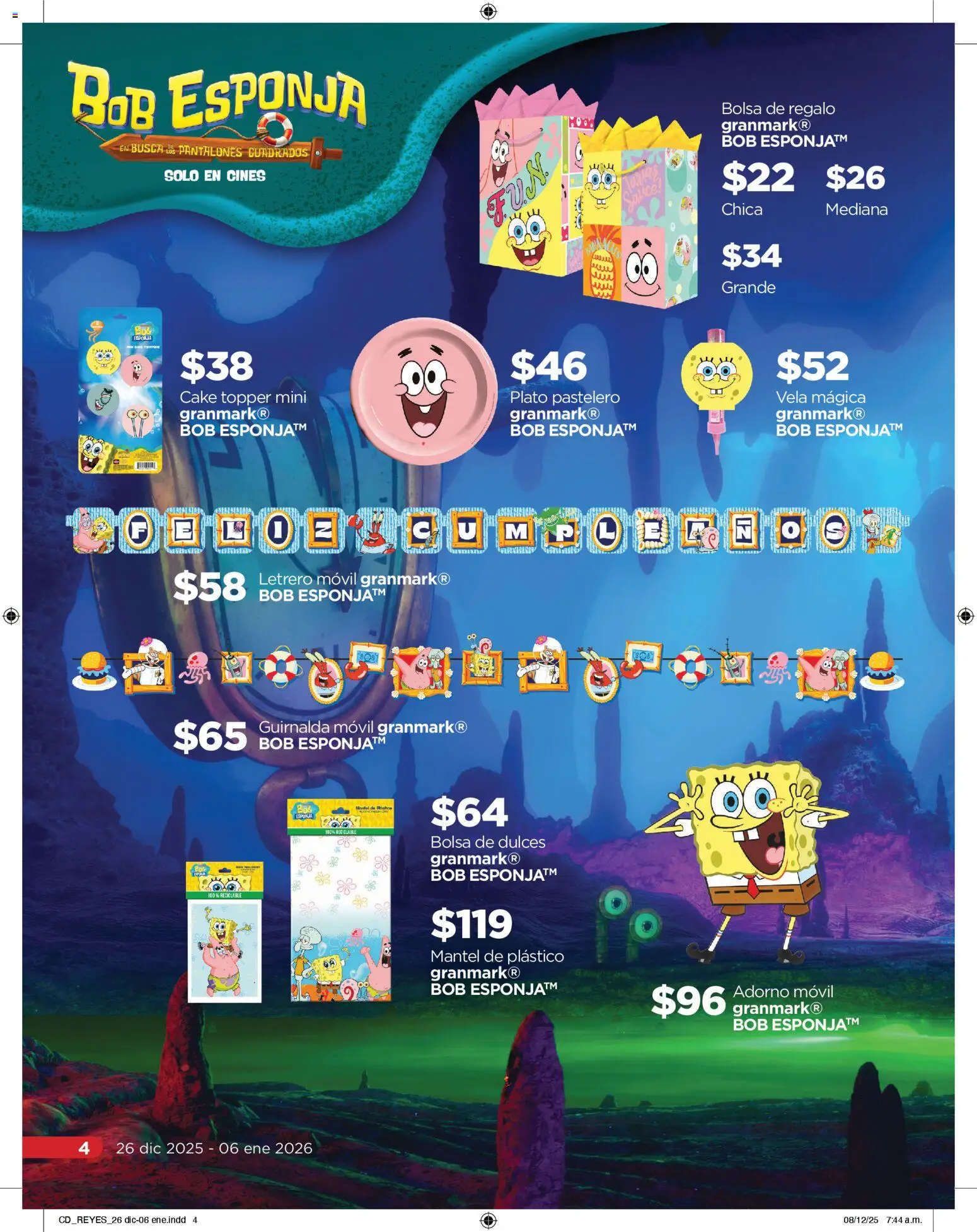 Nuevas ofertas de Chedraui válidas en toda la República Mexicana desde el 26.12.2025. ¡Encuentra las mejores ofertas en Chedraui folleto Reyes donde tus deseos se cumplen! | Página: 4 | Productos: Pantalones, Mantel, Dulces, Vela