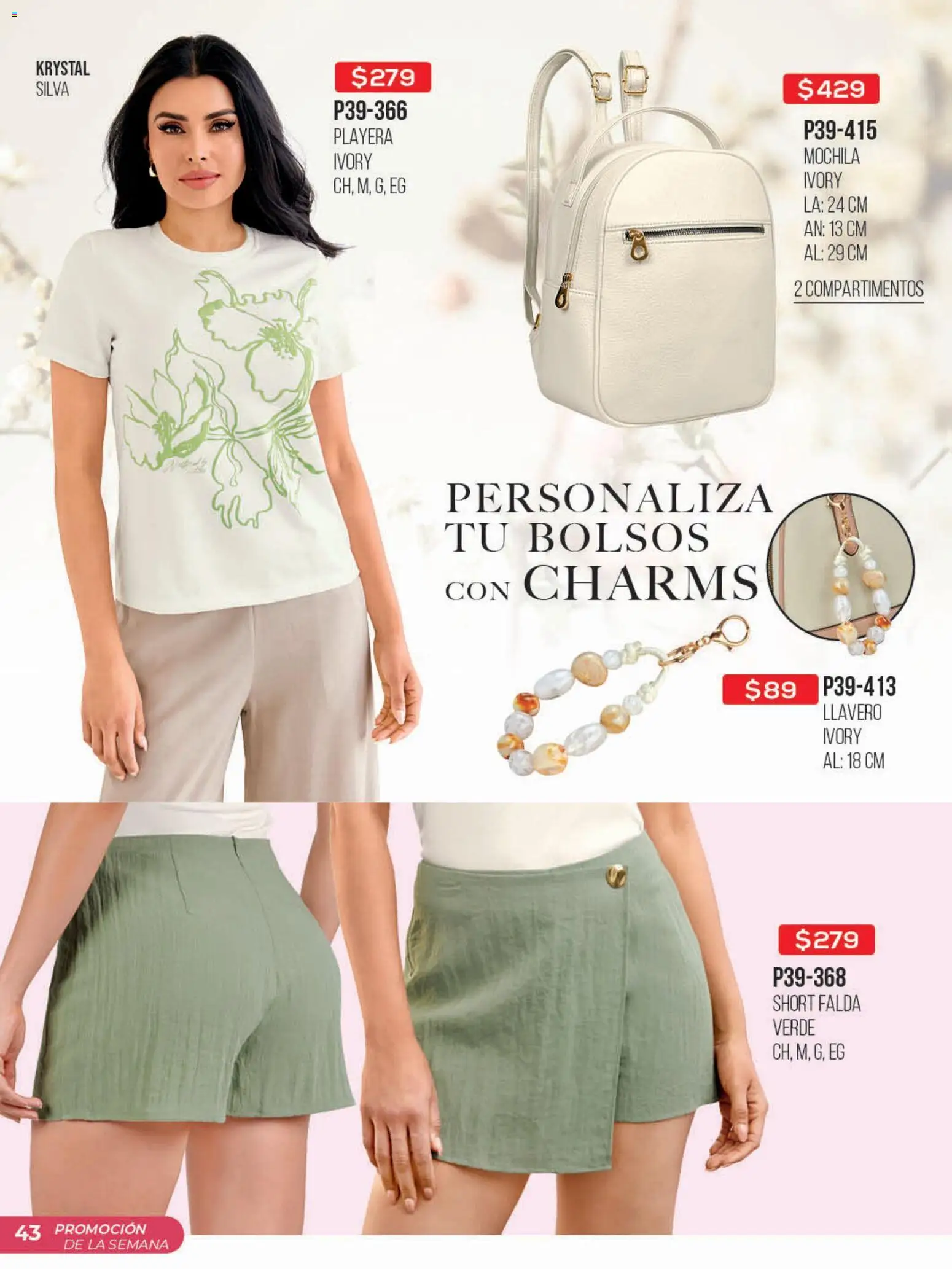 Nuevas ofertas de Cklass válidas en toda la República Mexicana desde el 30.03.2026. ¡Encuentra las mejores ofertas en Cklass catálogo Promo semanal! | Página: 44 | Productos: Llavero, Mochila, Falda, Short